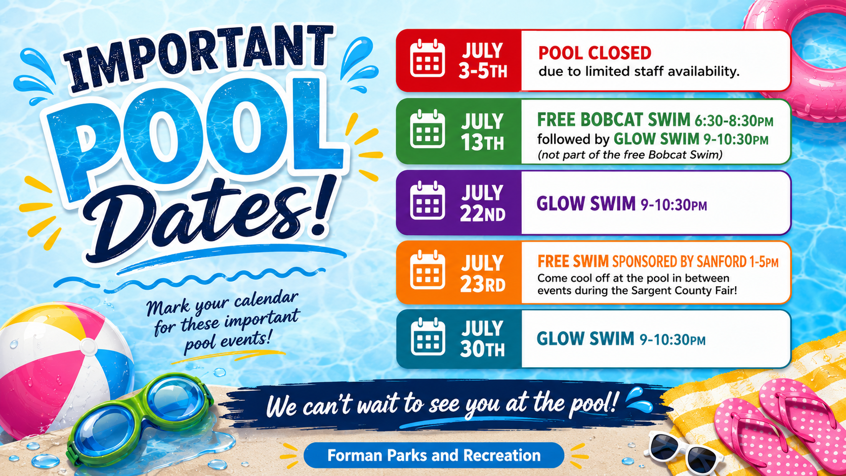 important pool dates - forman parks and rec - july 2026.png