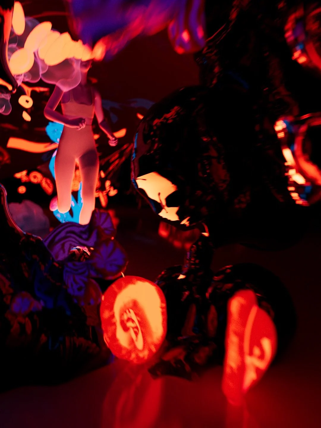 Inside my mind, I find moving creatures, fragments that don&rsquo;t exist anywhere else.
Each one is a relic &mdash; something I rescue from within and bring back in digital form.

This is Mindscape #0007, part of my ongoing excavation of inner world