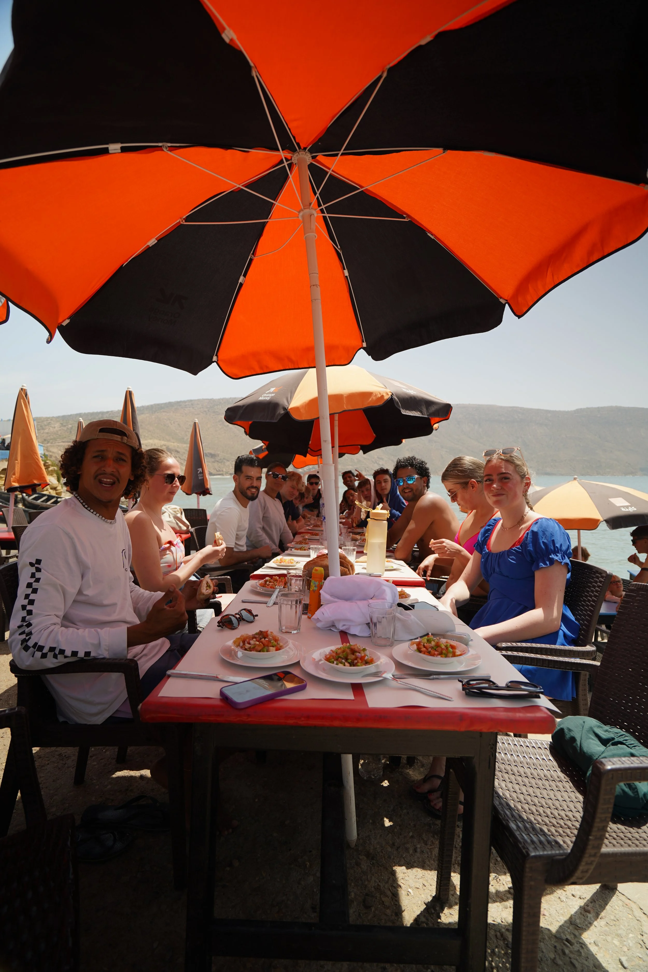 Friends and groups enjoying the Maktub Maroc experience