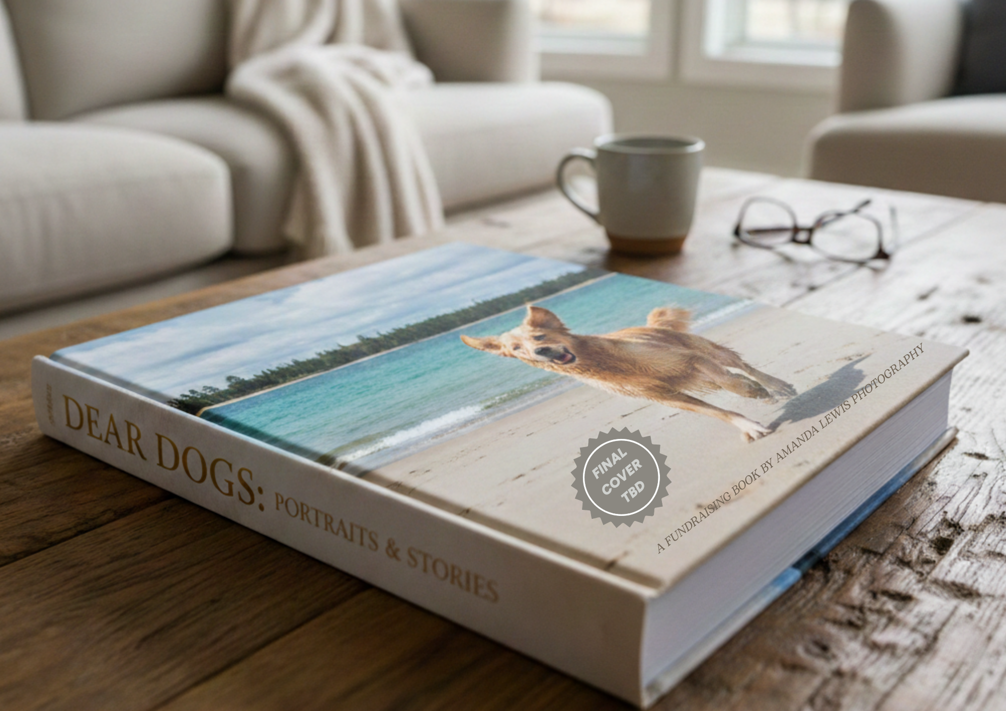 Dear Dogs: Portraits & Stories book mockup