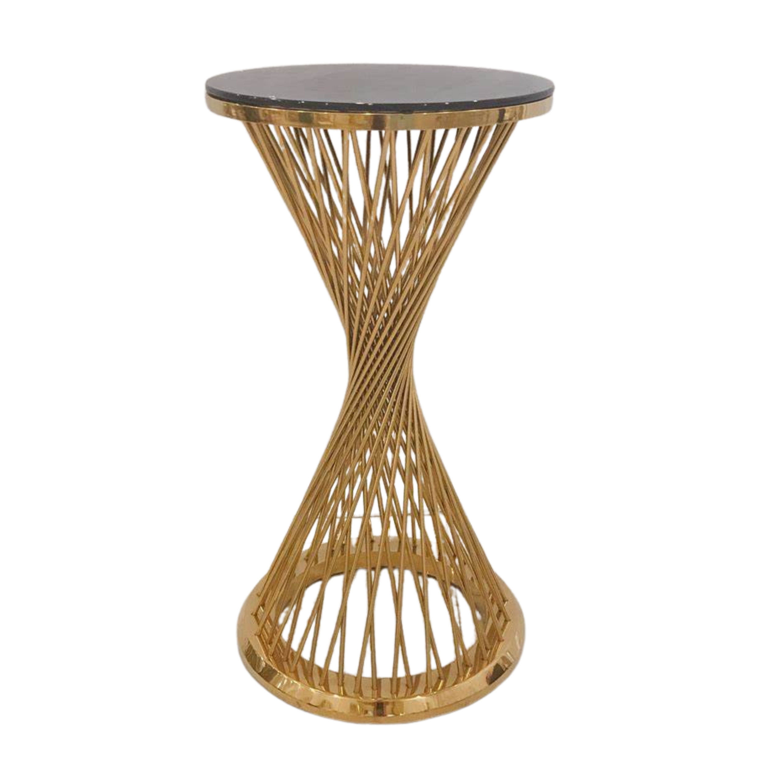 Gold Twist Cocktail Table