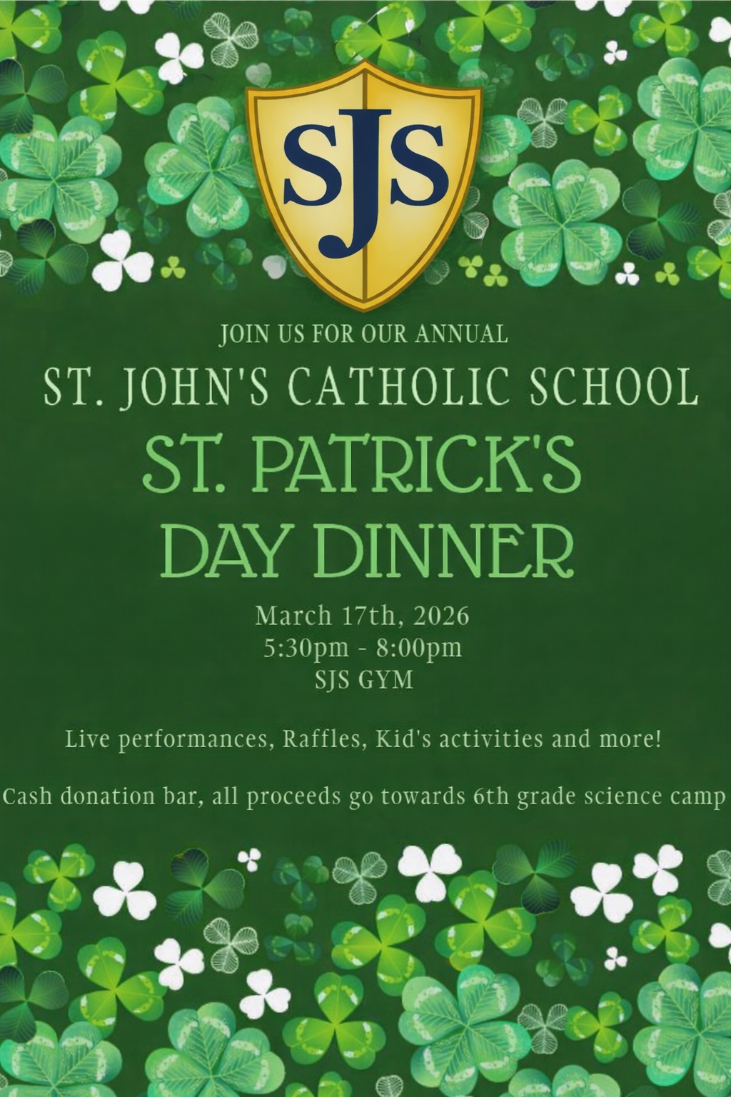 St. Patrick's Day Dinner