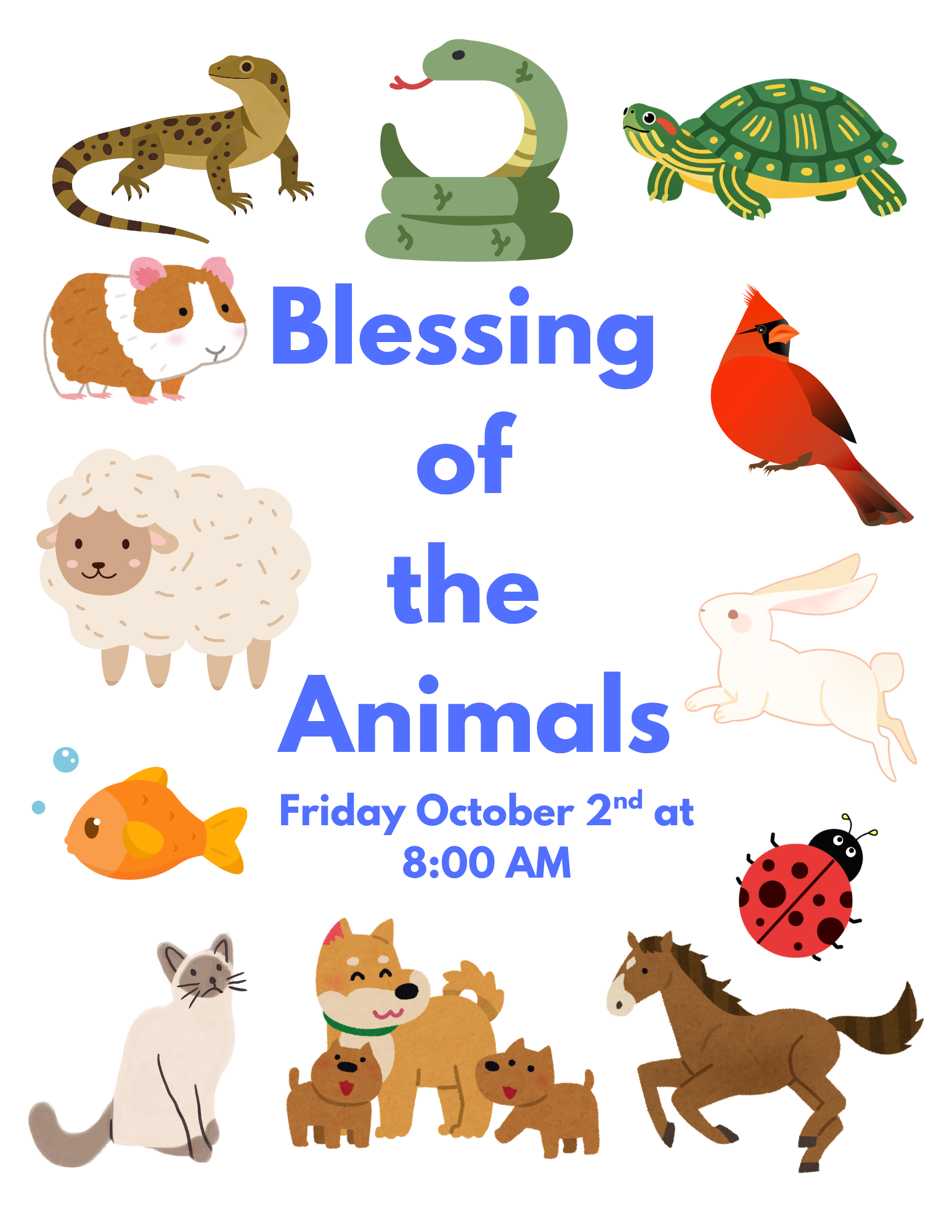 Blessing of the Animals