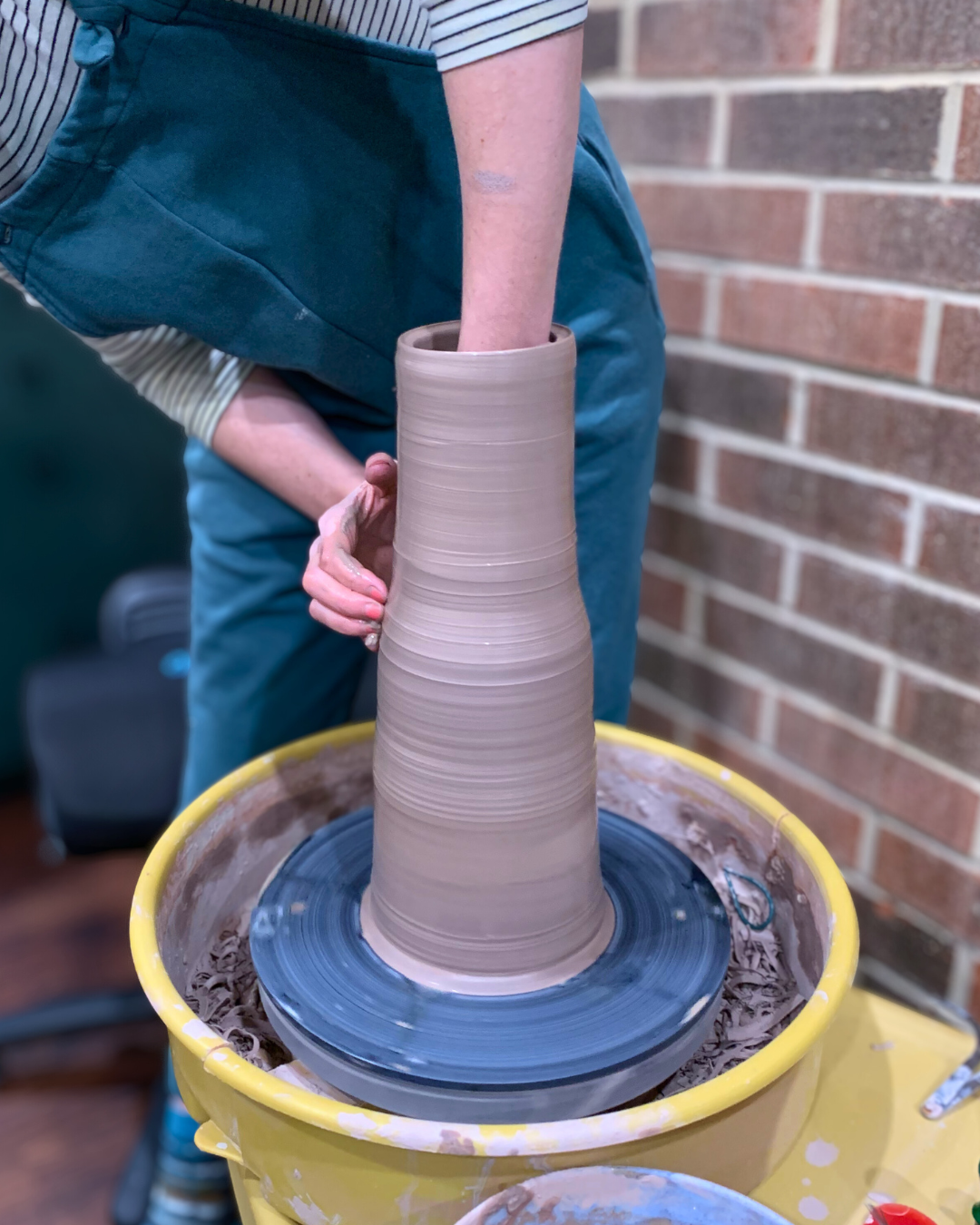 Throwing Taller on the Pottery Wheel with Karis Barry