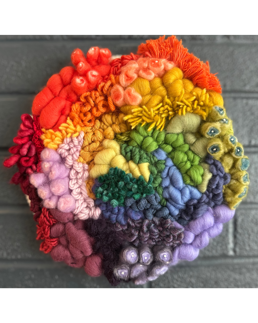 Weaving Abstract Roundies with Kelsey Kauffman
