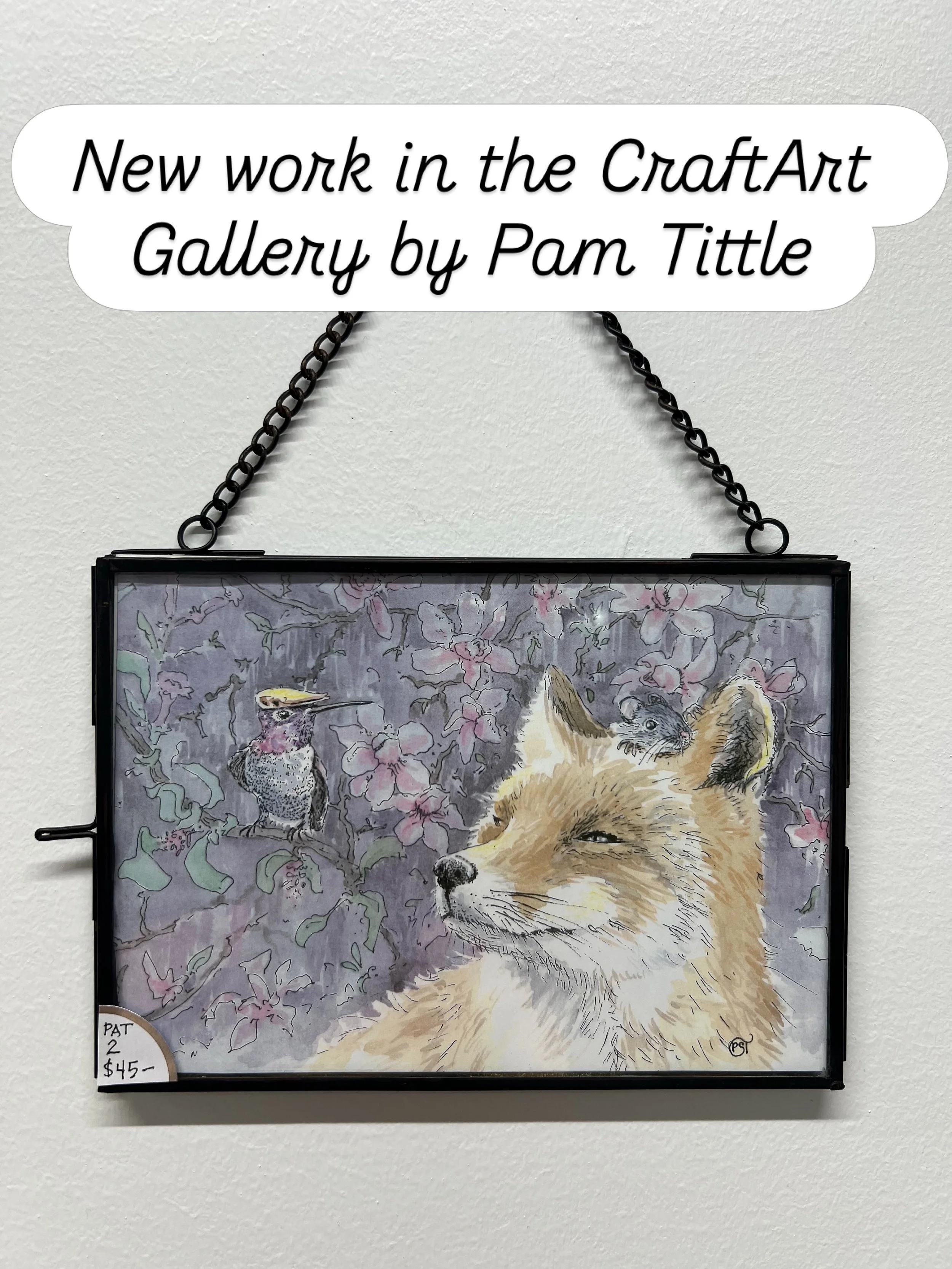 We are in love with these new whimsical pieces by Watercolor artist Pam Tittle. 

You can find them at our CraftArt Gallery, open Fridays 10-1 and Saturdays from 10 to 2, or we&rsquo;re happy to make an appointment at a time that&rsquo;s convenient f