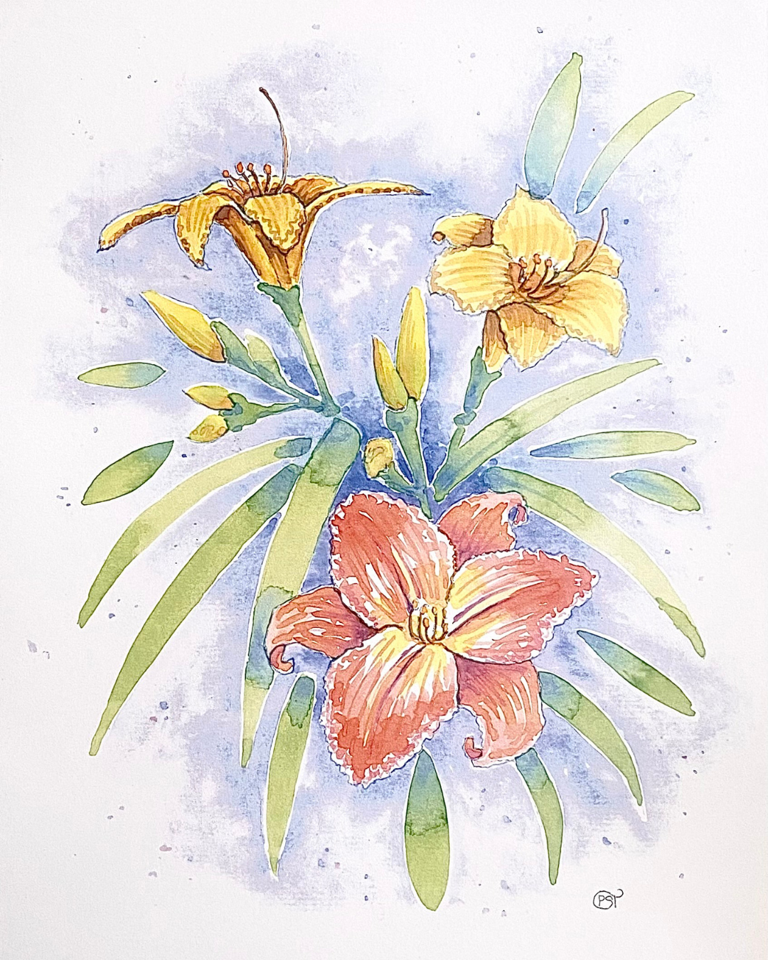 Flower Bouquet Watercolor Workshop with Pam Tittle