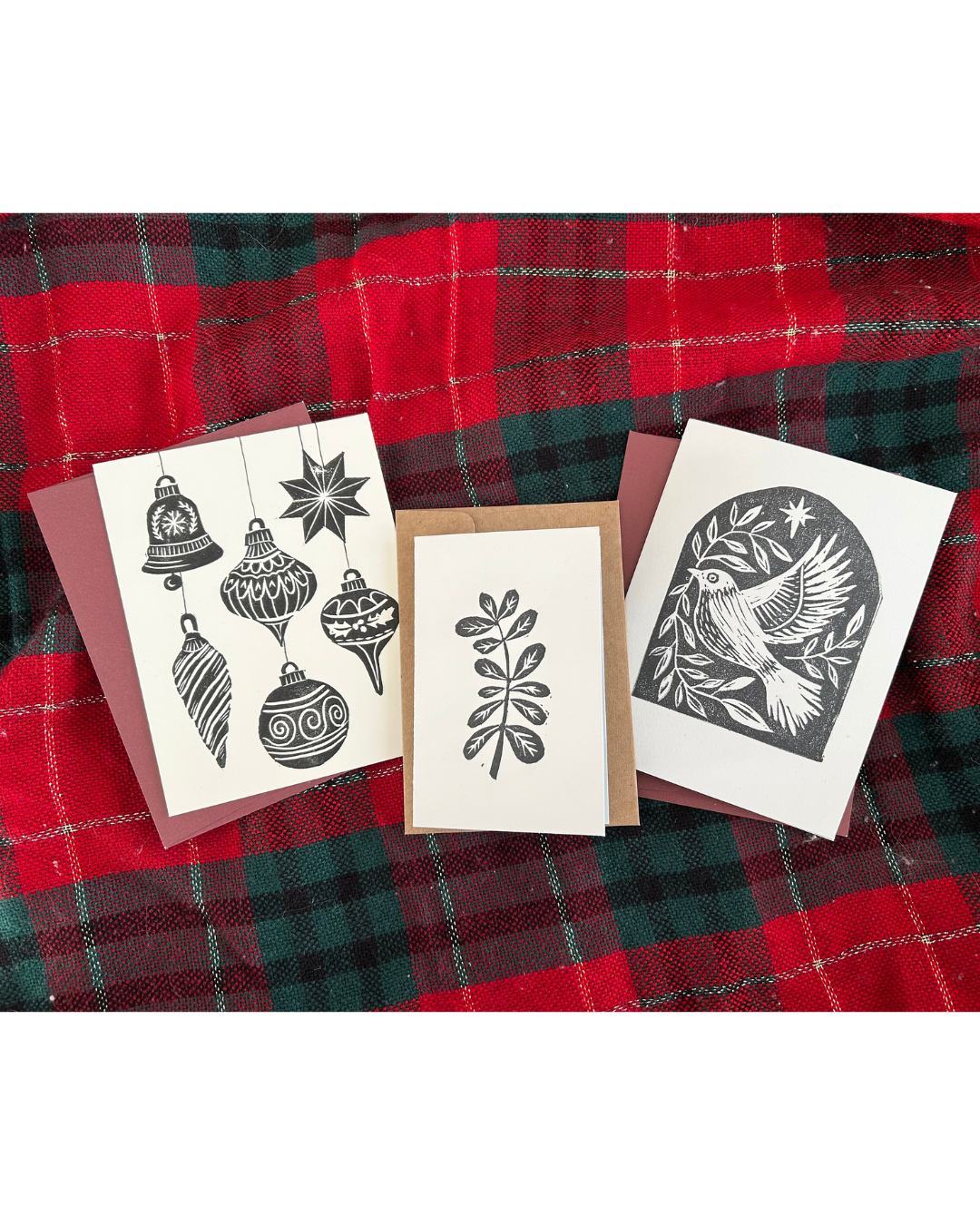 Linocut Card Making: Holiday Greetings with Eva Camunas