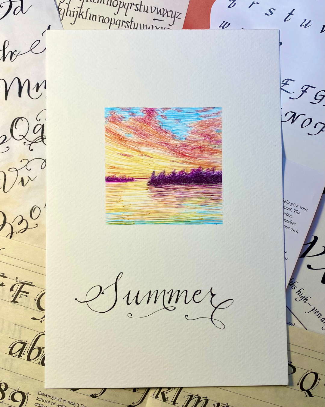 Multi-Color Pen and Calligraphy Workshop with Pam Tittle