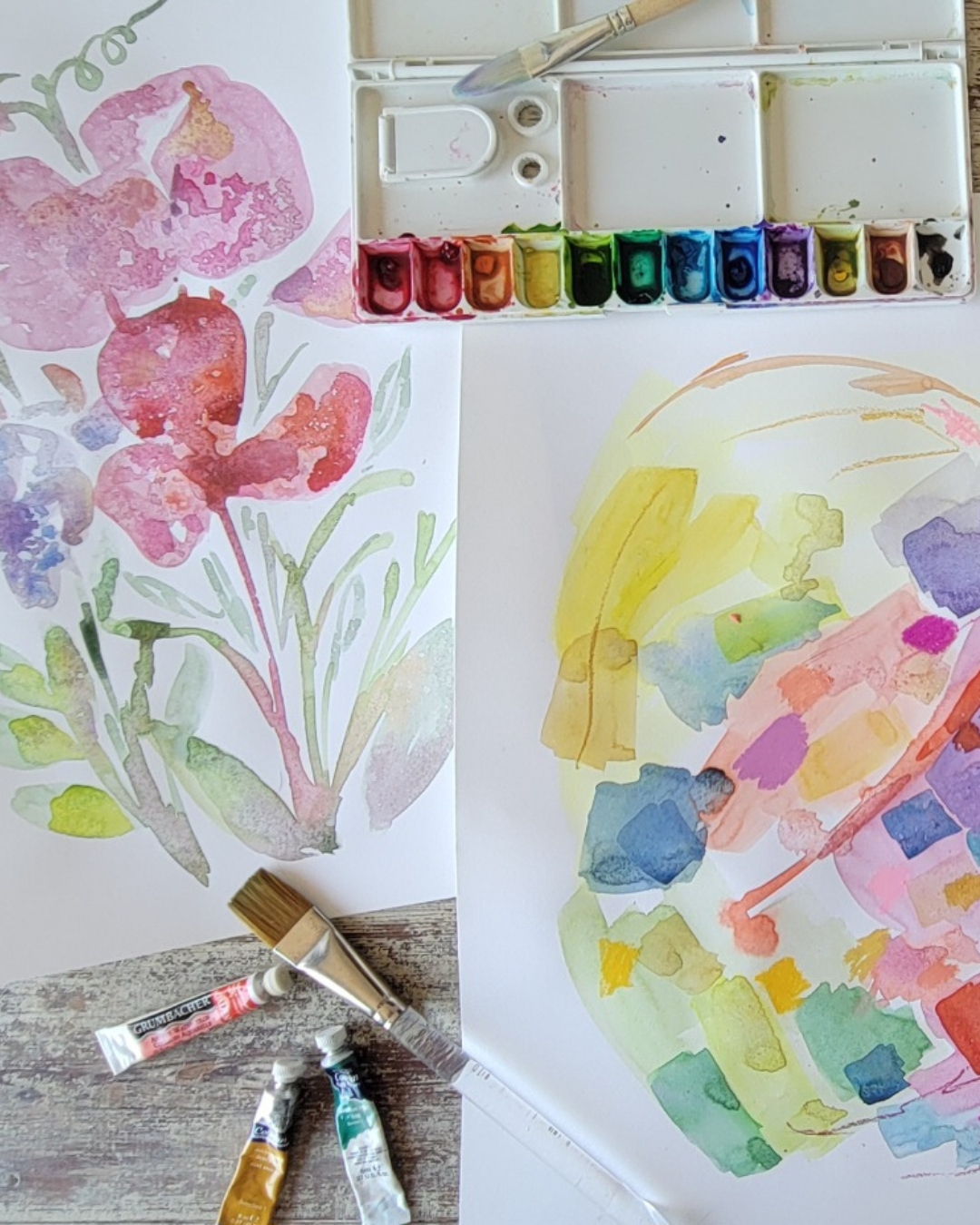 Building your Watercolor Skills: Experiments in Learning to Play with Marydean Hairston