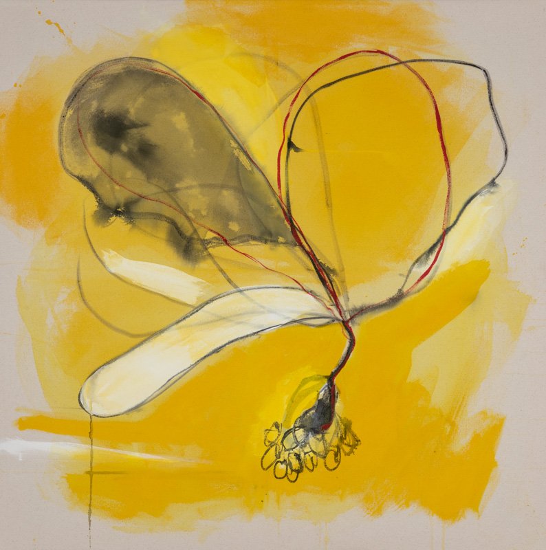 Rebecca Perez Balloon and Seed abtract art