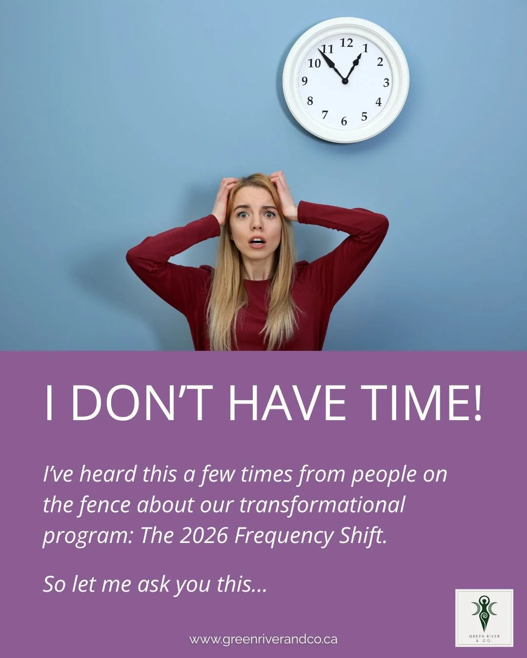 Isn't it time that YOU became your priority?

The 2026 Frequency Shift Program is self-paced so that means you can do the work at 6am or 11pm. On your lunch break or Sunday morning. 10 minutes here, 20 minutes there.

The yoga classes are 20-30 minut