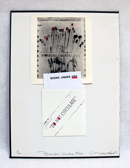 (Front) Books Under Fire by Nicholas Hill