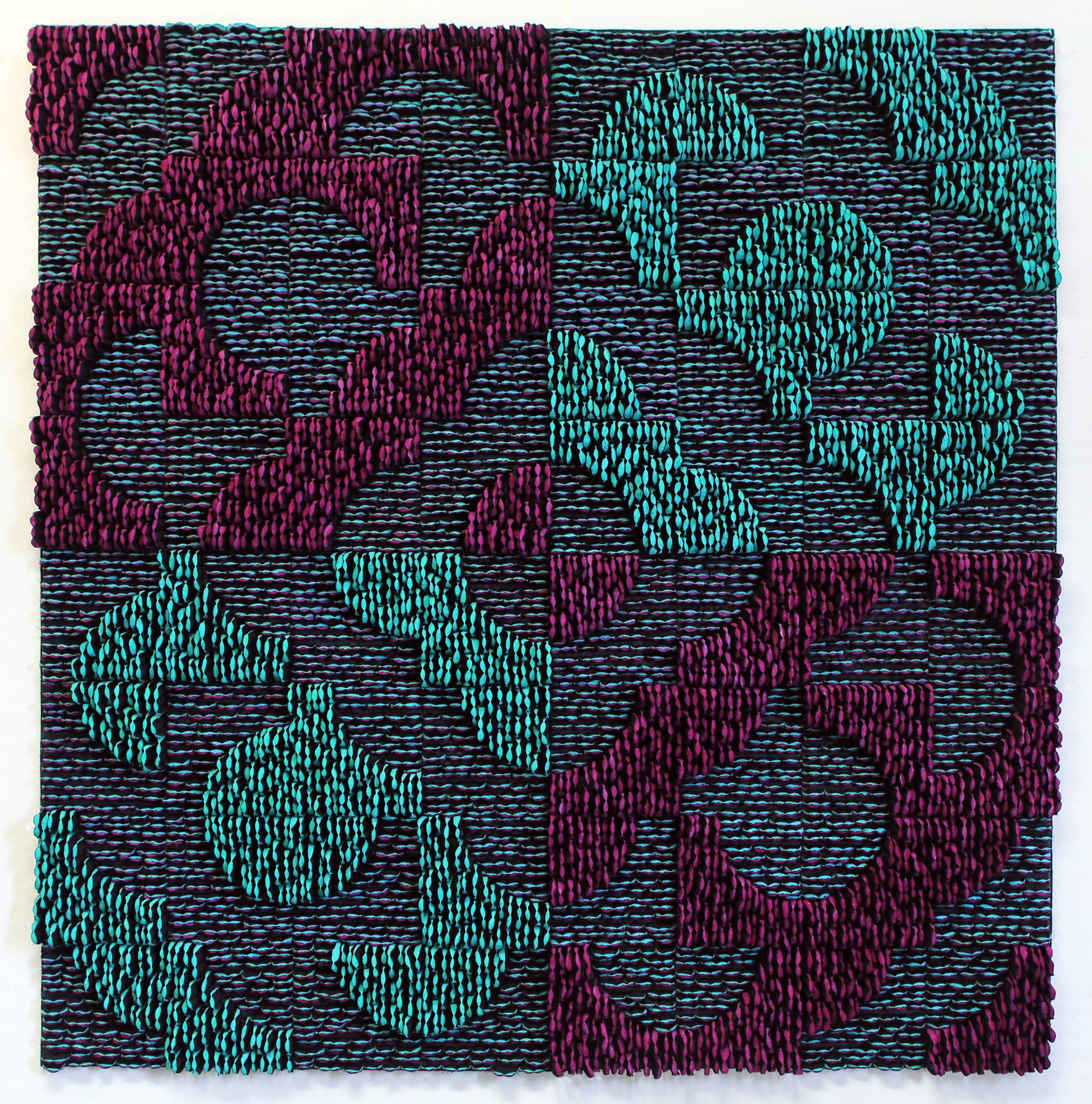 Path, 2011, 48"H x 48"W x 3"D