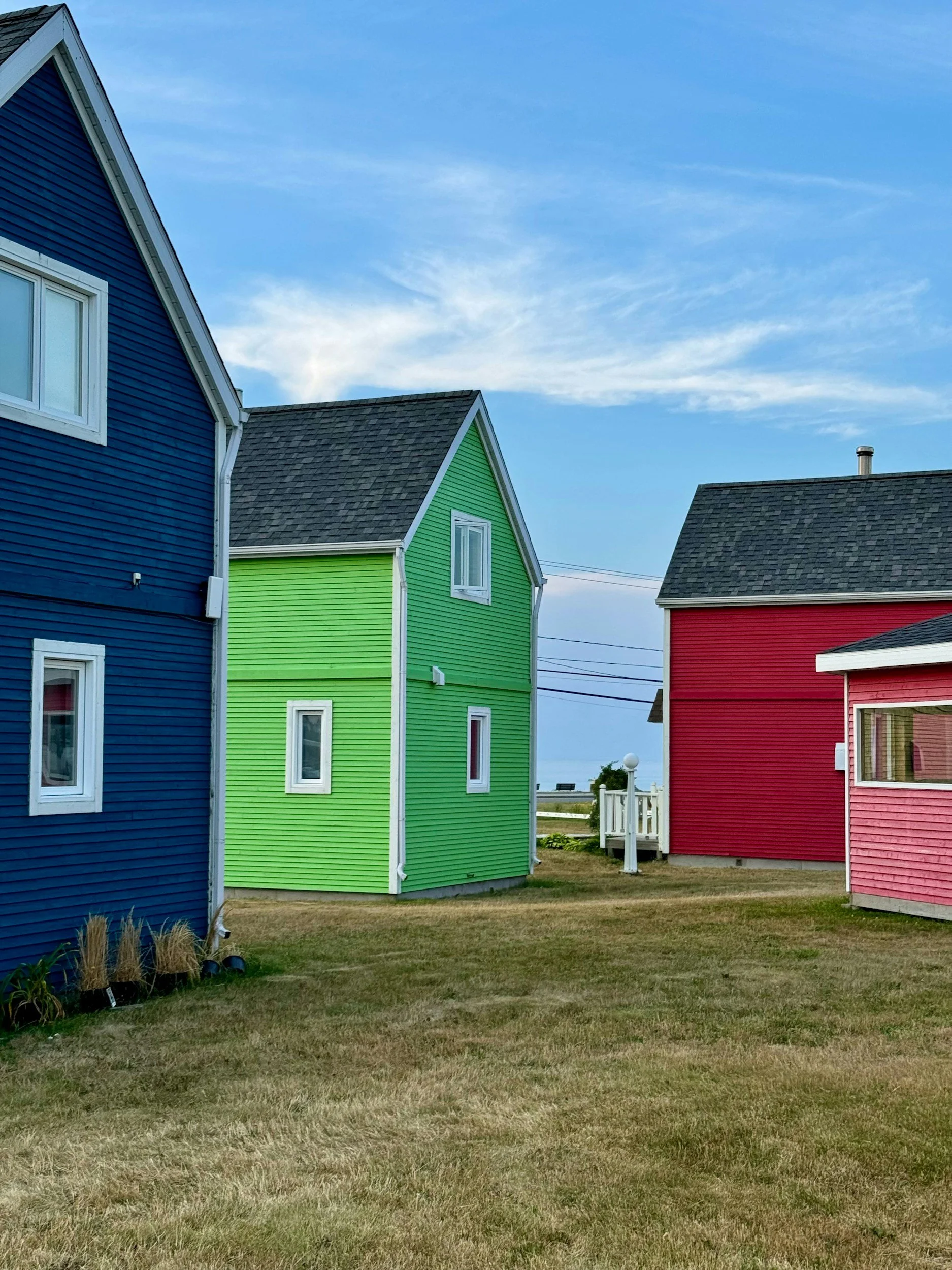 colorful houses situated closely together