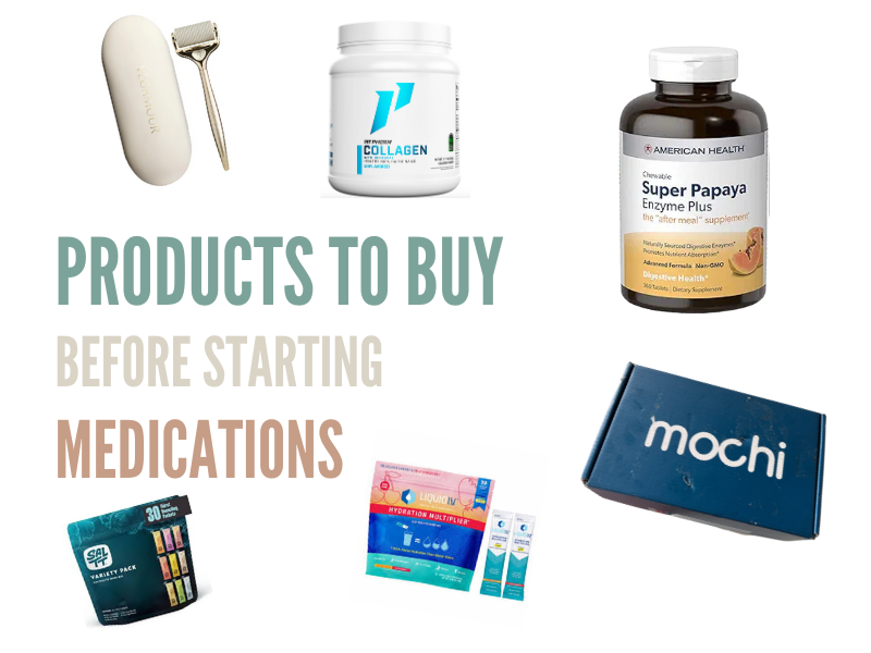 Products to buy before starting a GLP-1