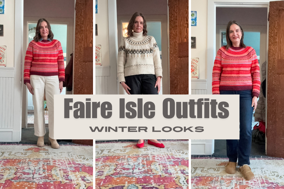 Winter Fashion Over 50: Fair Isle Sweaters