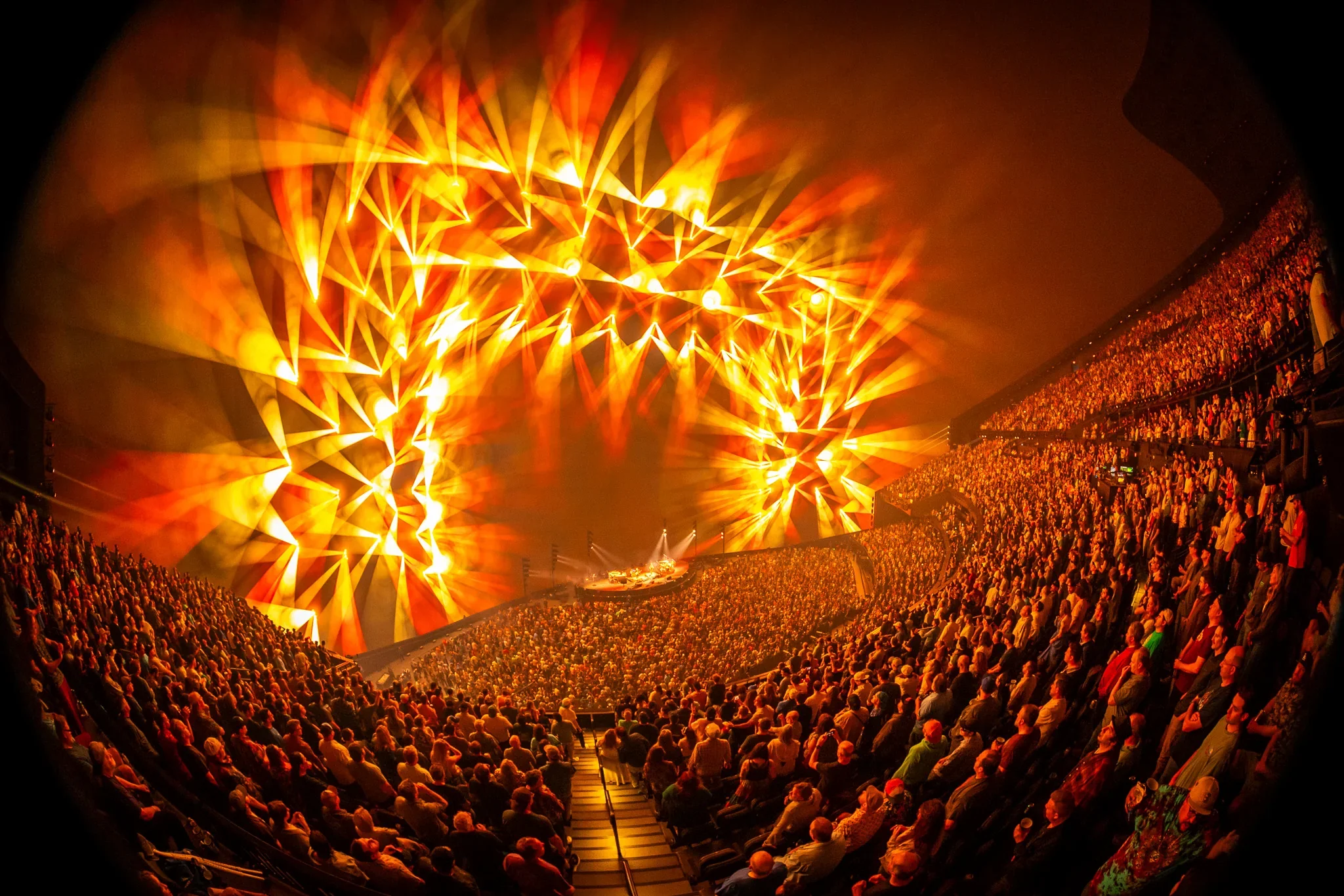 Virtual Lights by Phish and Moment Factory at the Sphere