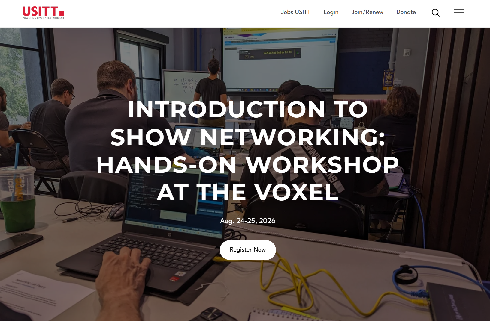 Intro to Show Networking Hands-On Workshop at the Voxel in Baltimore!