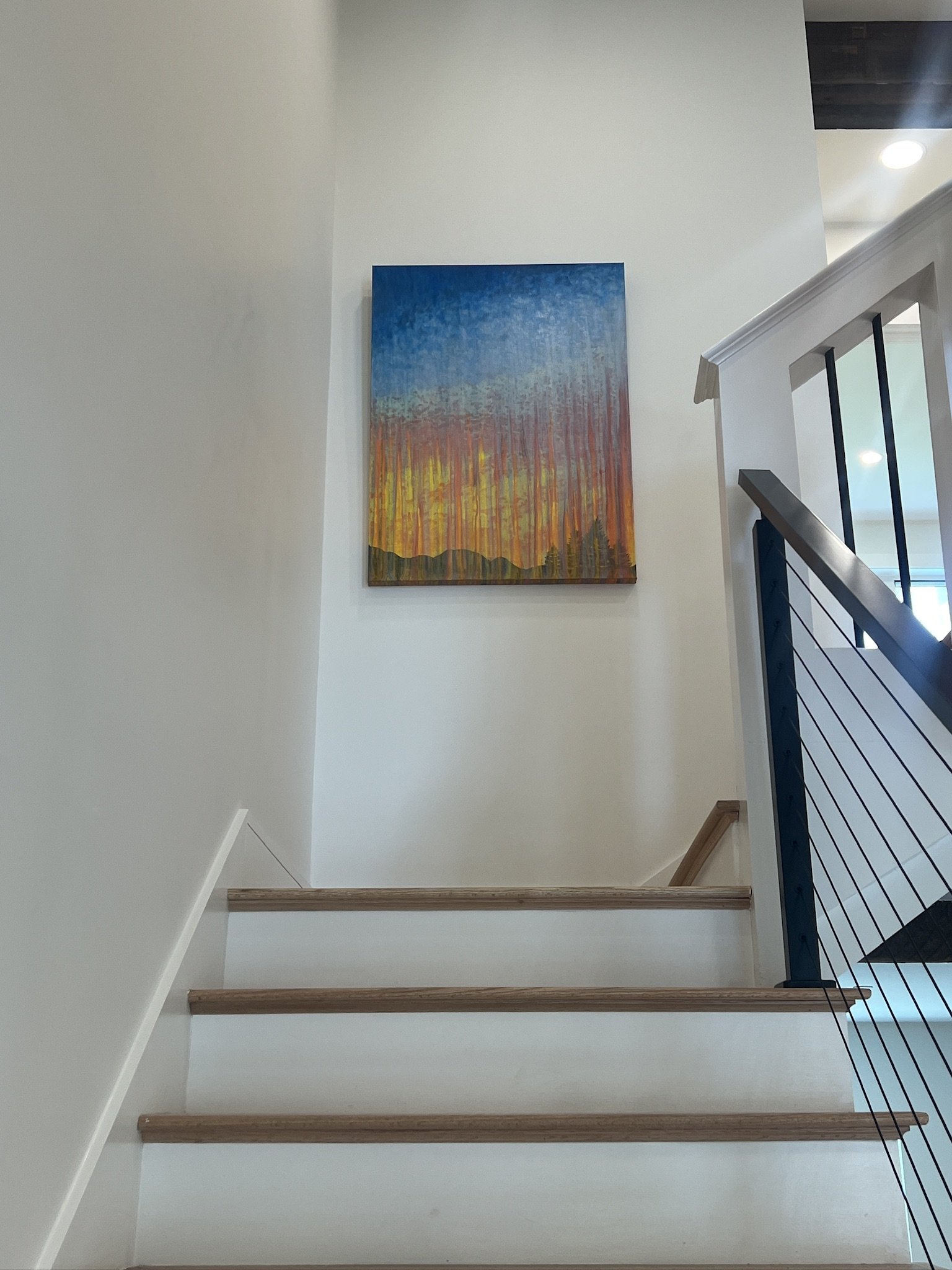 Pop-up art show in renovated condo in North Shore