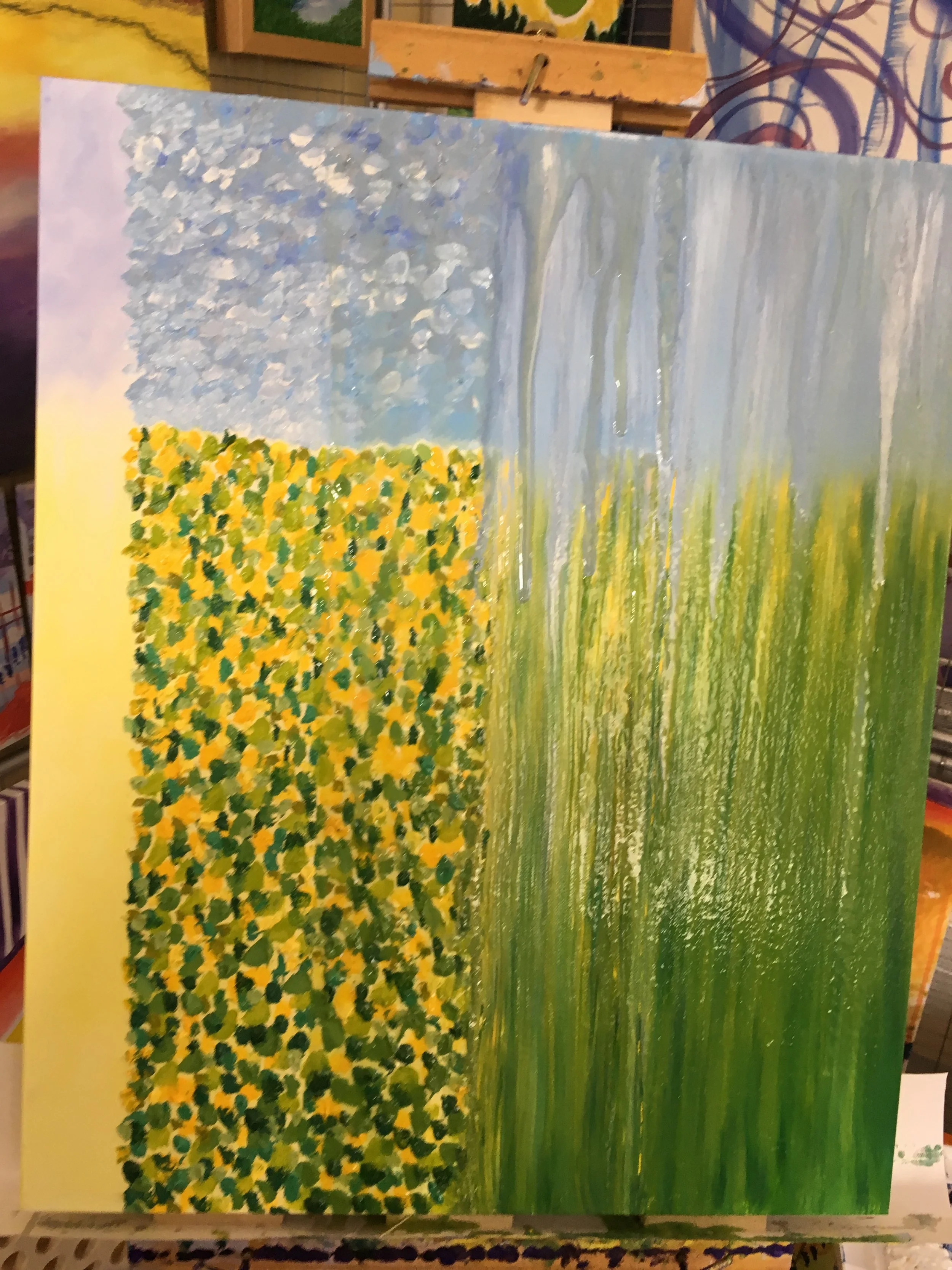 The continued story of this painting