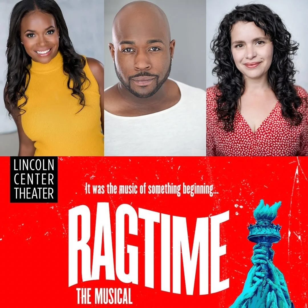 Congrats to @koverme , @briana.carlson.goodman , and @tanika_renee_gibson who open Ragtime at @lctheater tonight.