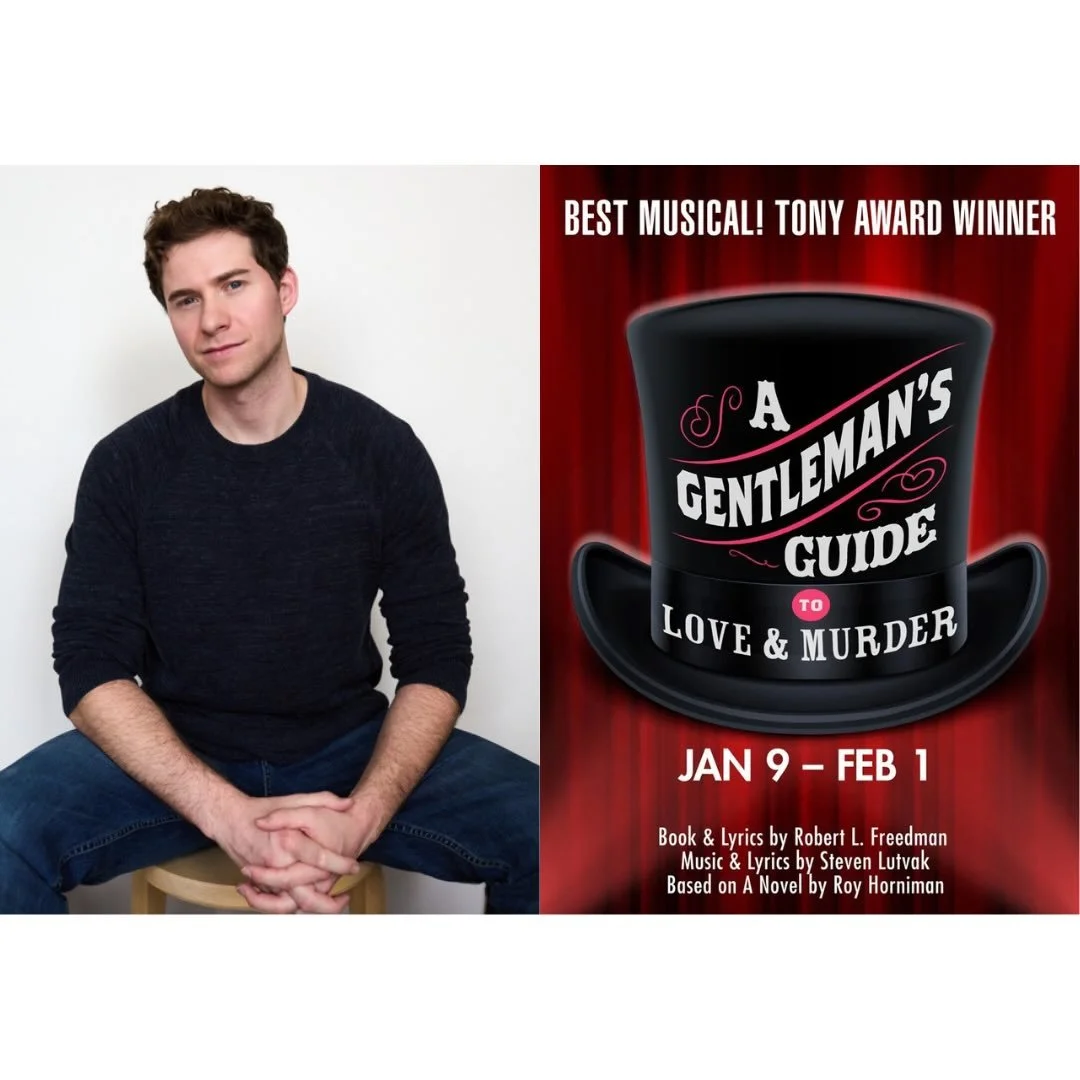 Congrats to @officialjakelevy who stars as Monty in A Gentleman&rsquo;s Guide To Love and Murder opening tonight at @riversidetheatrefl