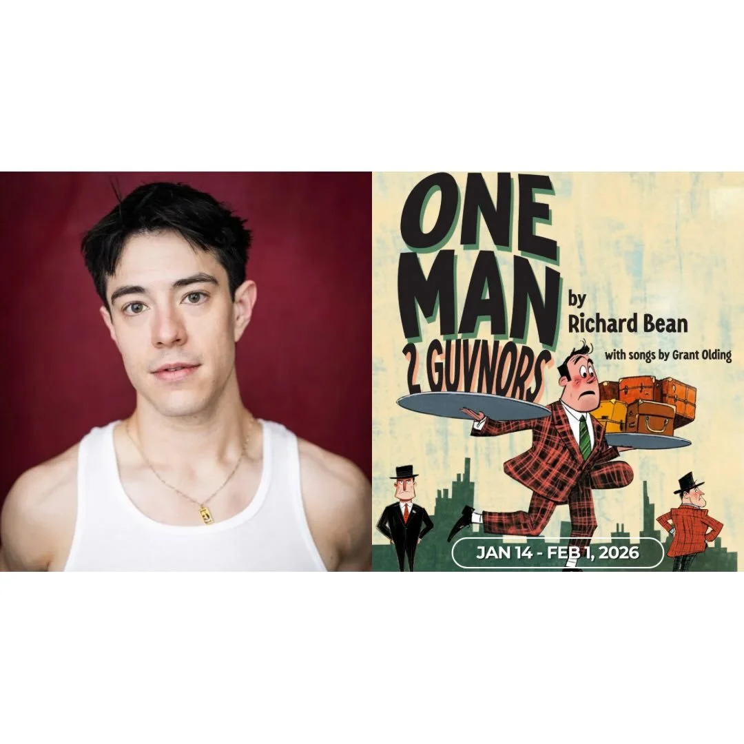 Congrats to @rob.kellogg who opens One Man Two Guvnors tonight at @coachellavalleyrepertory