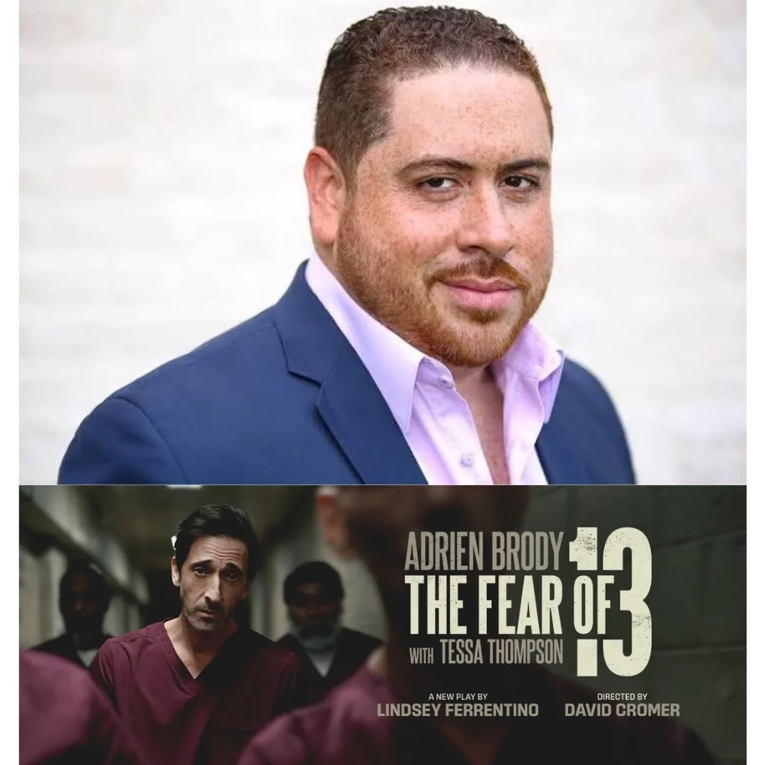 Congrats to @realvictorcruz who opens @fearof13broadway tonight.