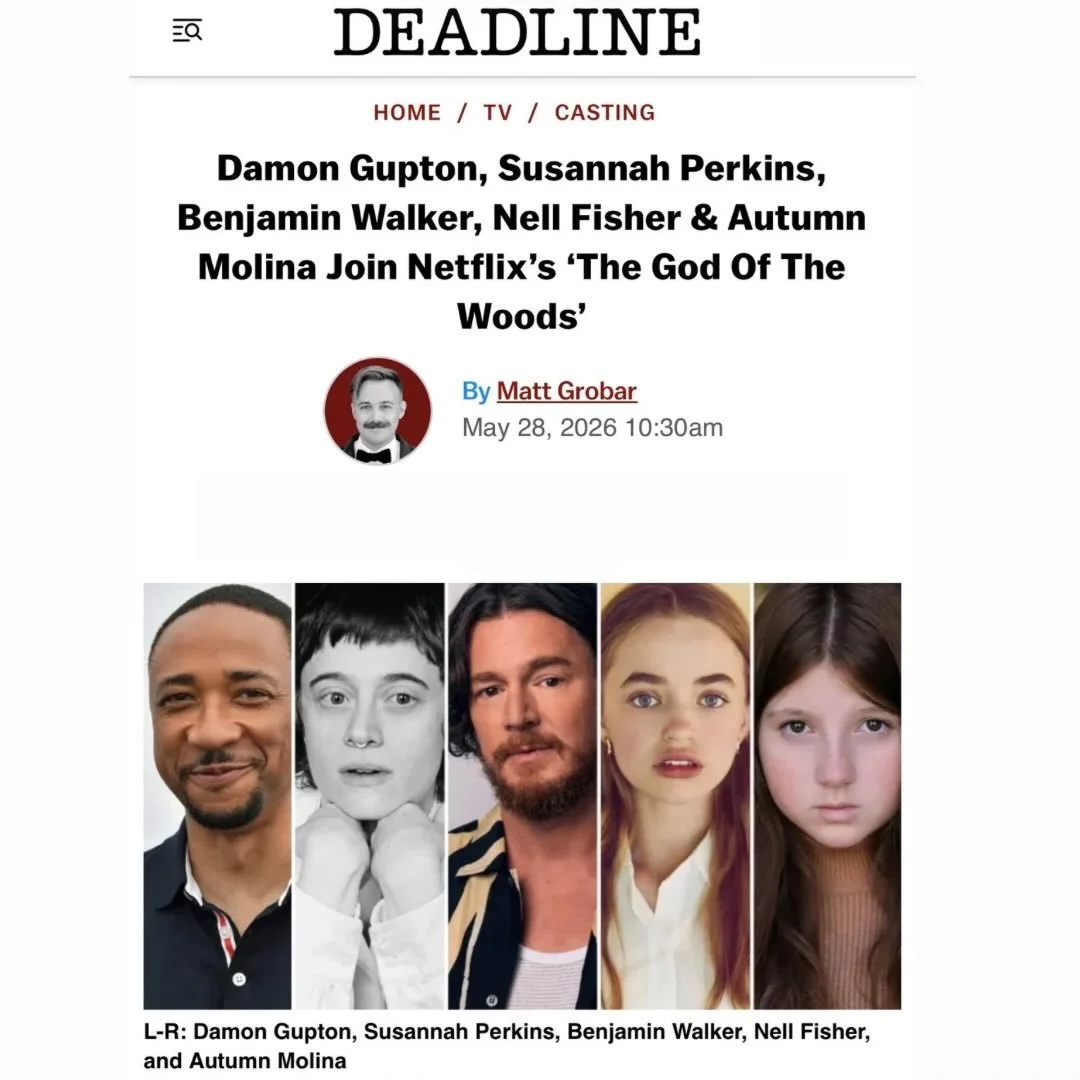 Congrats to @djgpublicity who joins the cast of the new @netflix series God of The Woods as series regular Denny Hayes.