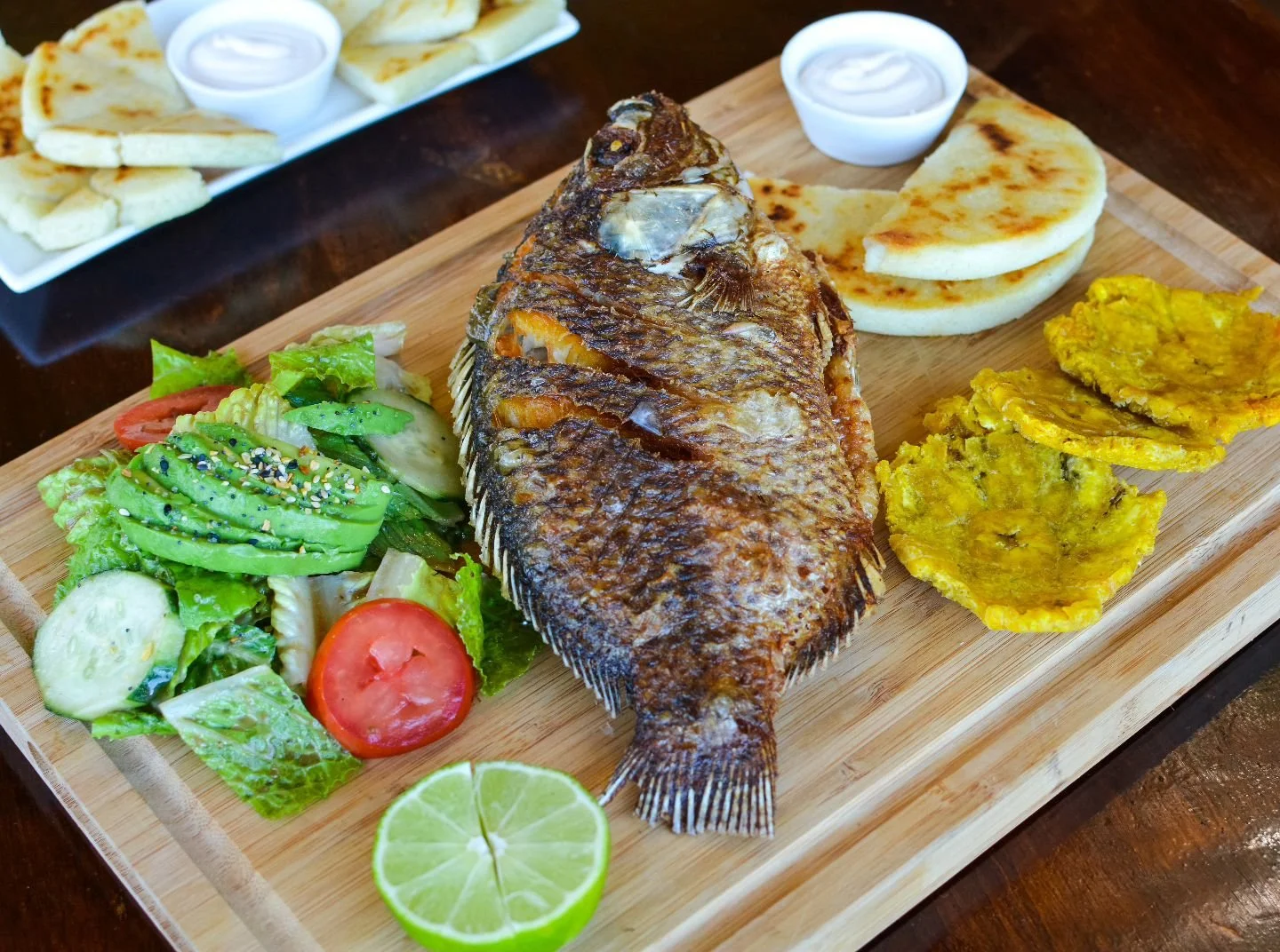 Whole Tilapia! Our whole fried Tilapia has quickly become a favorite of many of our customers. Don't miss it!
#steakhouse #familybusiness #comidavenezolana #venezuelanfood #charlottesvilleva #arepasvenezolanas