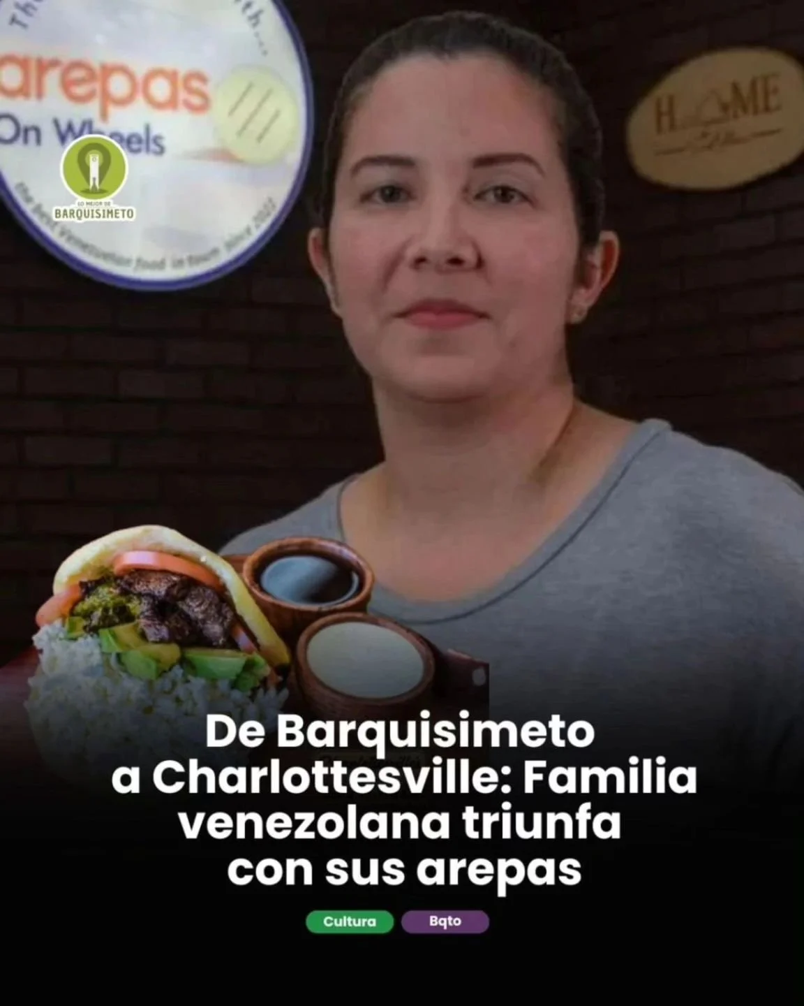 Posted &bull; @lomejordebarquisimeto La familia Salazar-Gil, oriunda de Barquisimeto, ha logrado un hito en la escena culinaria de Charlottesville, Virginia, en Estados Unidos. Su restaurante, Arepas Steakhouse, se ha alzado con el premio a la Mejor 