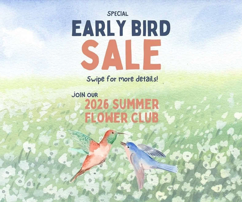 Our 2026 SUMMER Flower Club
Join in on the fun! π€©π