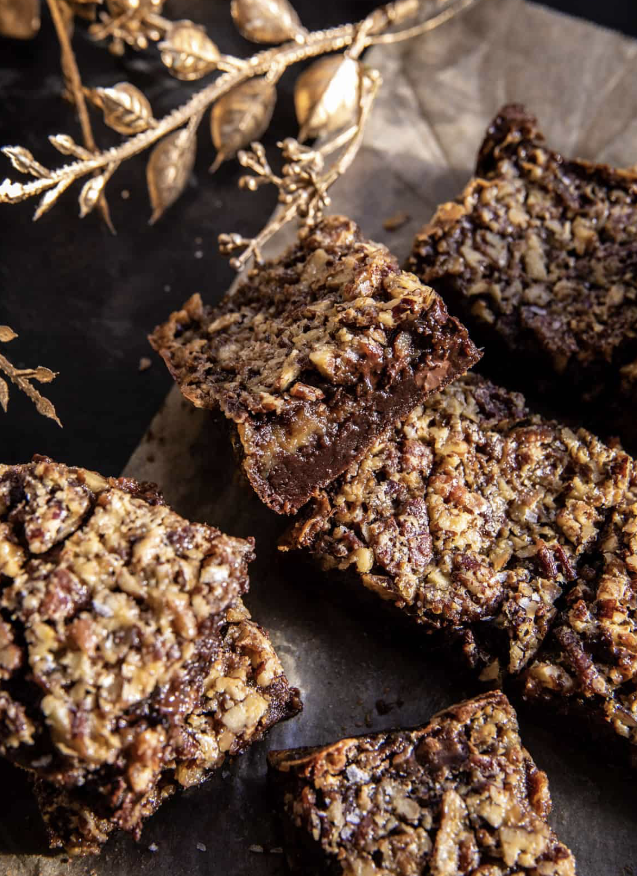 Brown Sugar Pecan Pie Brownie