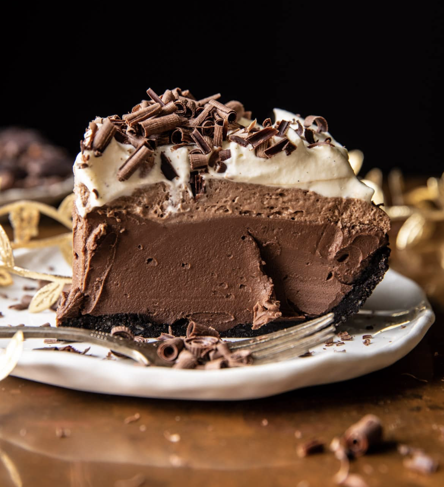 Double Chocolate Mocha Pudding Pie