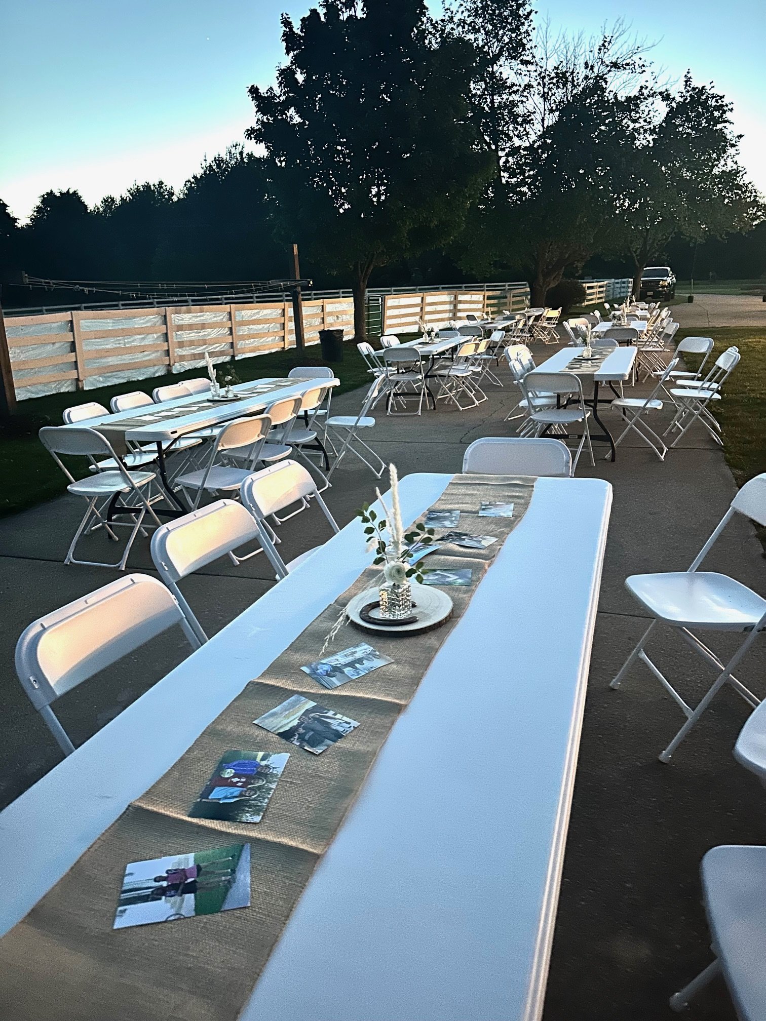 Table and Chair Rental for Private Event