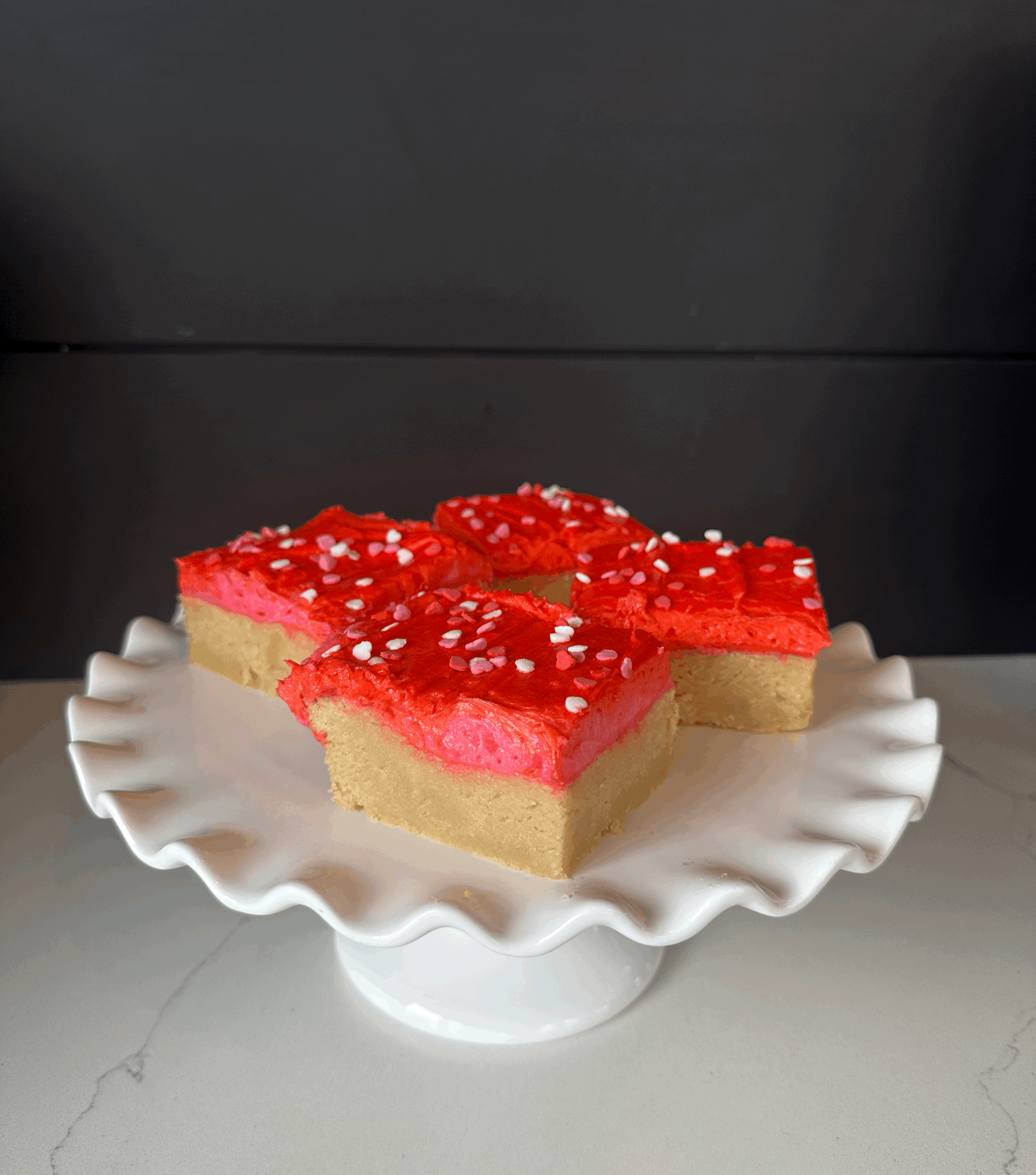Valentine Sugar Cookie Bars