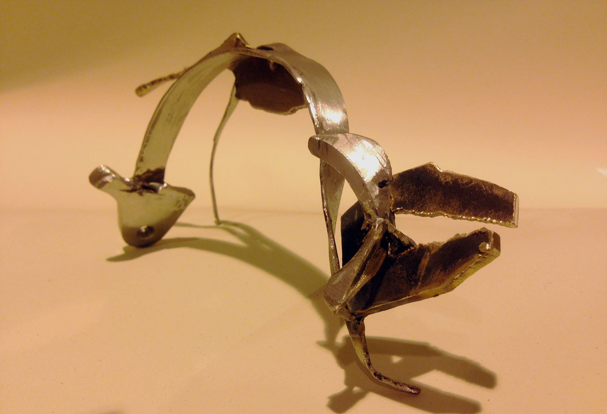 Title Dimitris Dog.
Material Stainless Steel.
Size 30 cm long by 15 cm high.
Year 2017.
Private Collection USA.