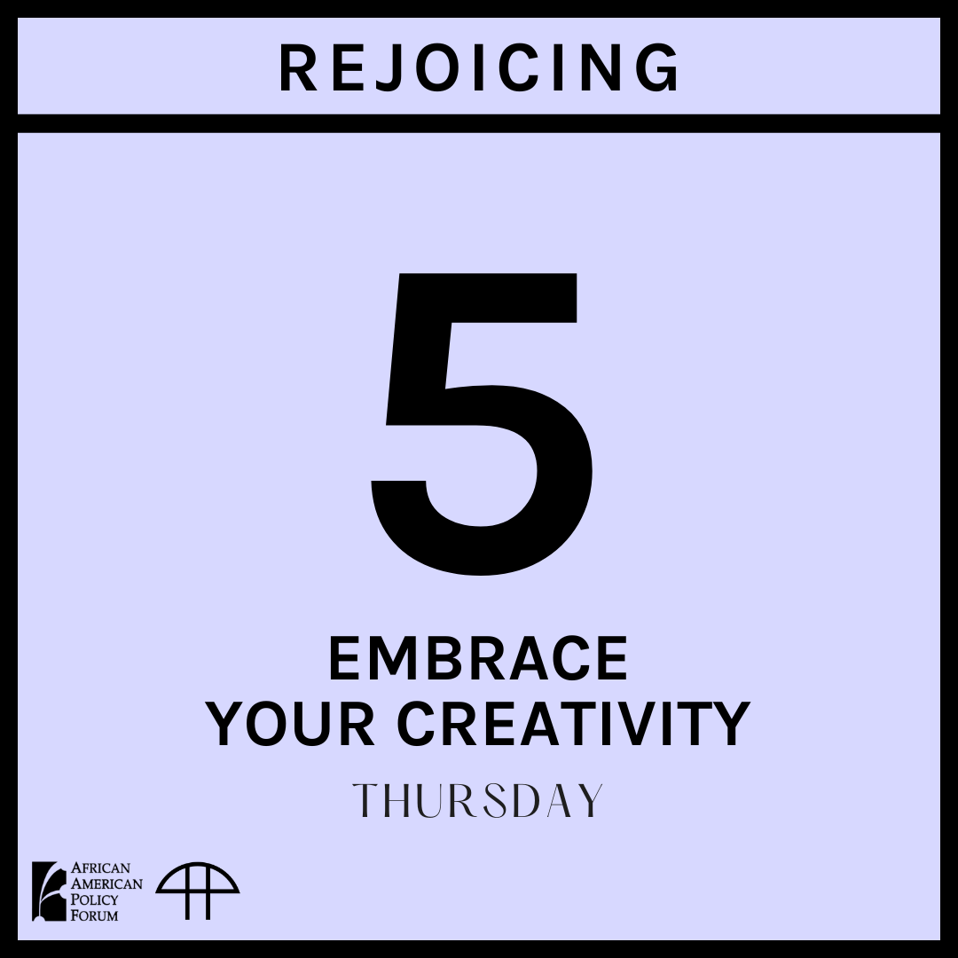 Day 5 - Embrace Your Creativity