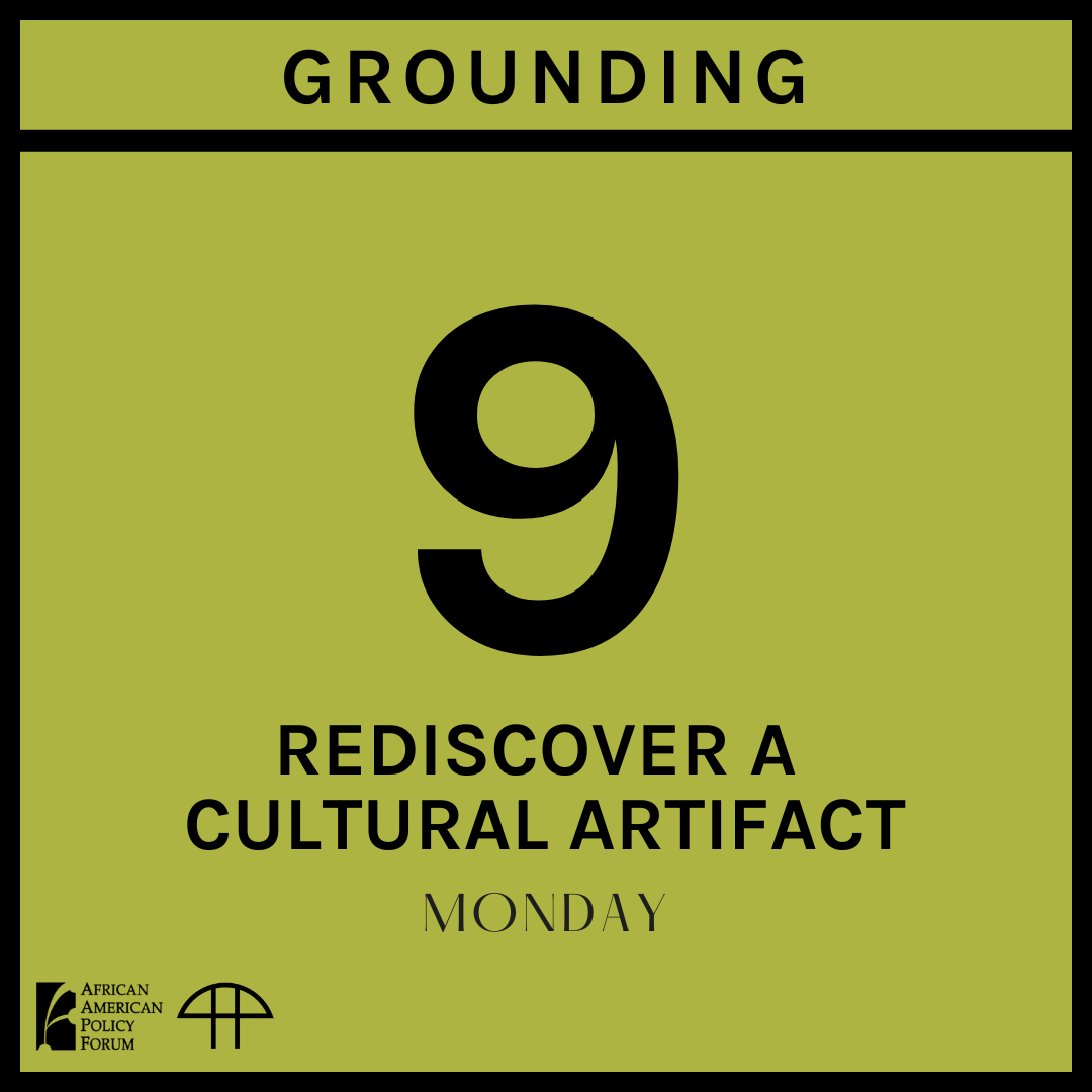 Day 9 - Rediscover a Cultural Artifact