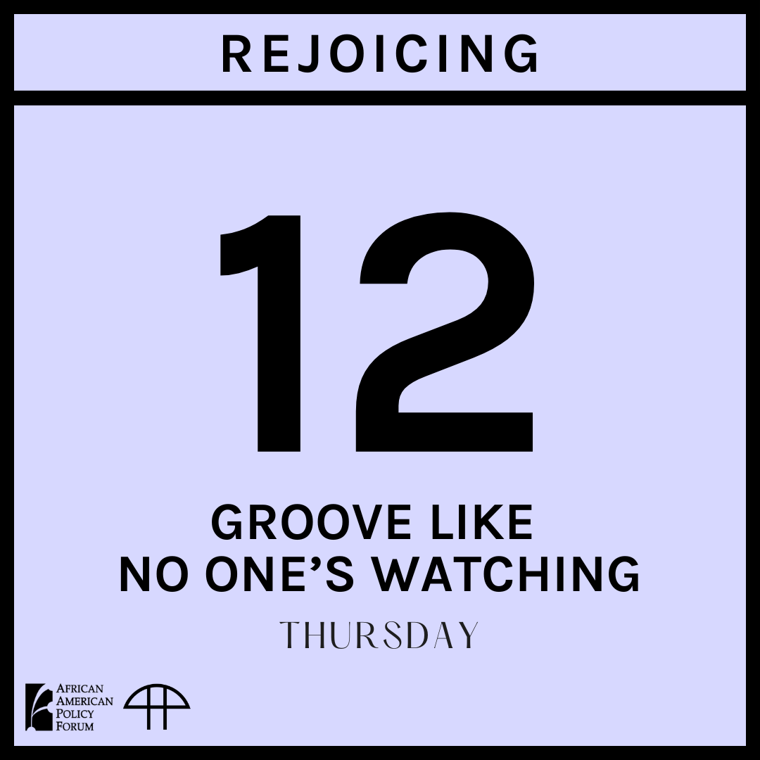 Day 12 - Groove Like No One’s Watching