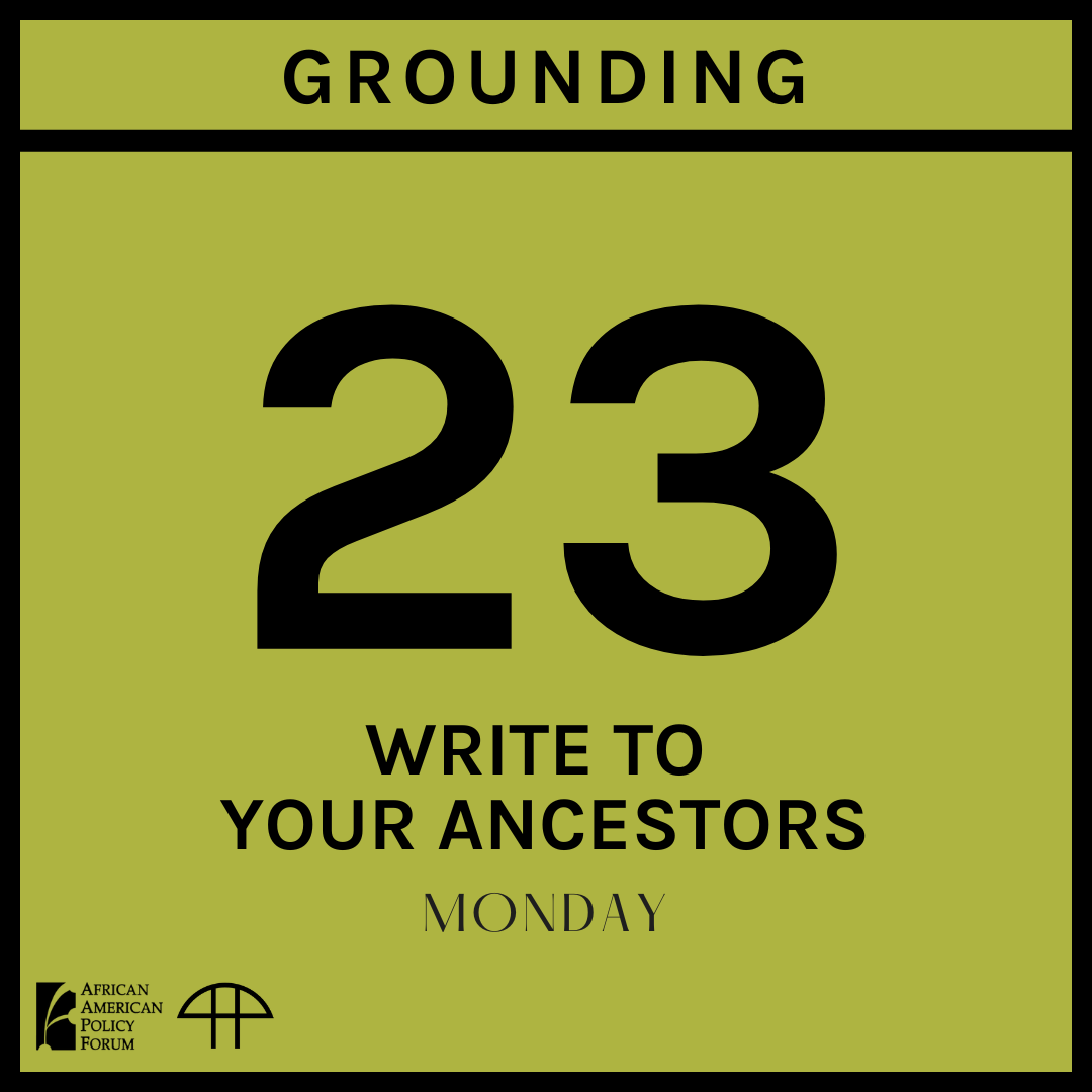Day 23 - Write to Your Ancestors