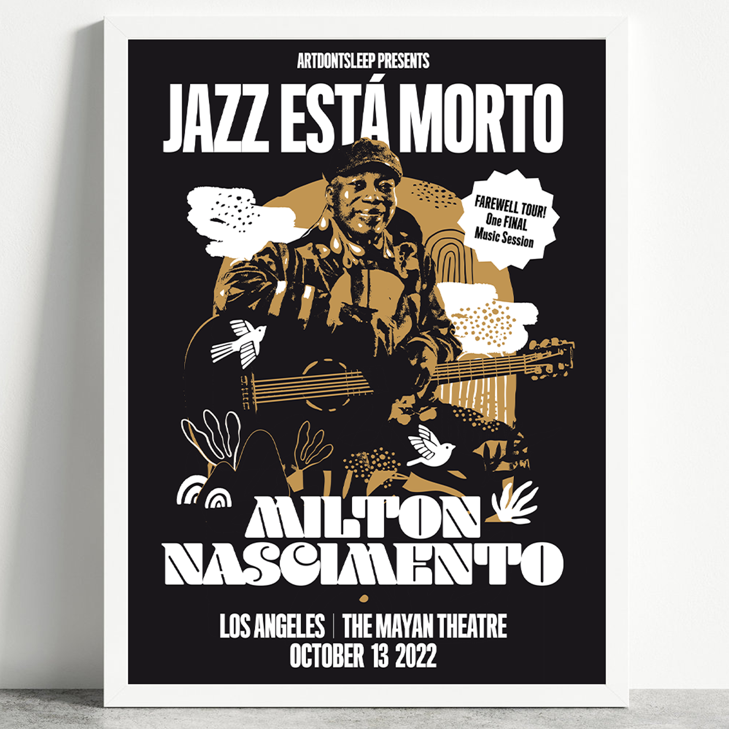 MILTON NASCIMENTO FAREWELL TOUR POSTER