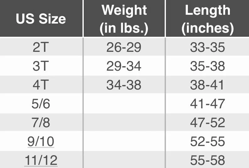 Size Guide — Rowdy Runts