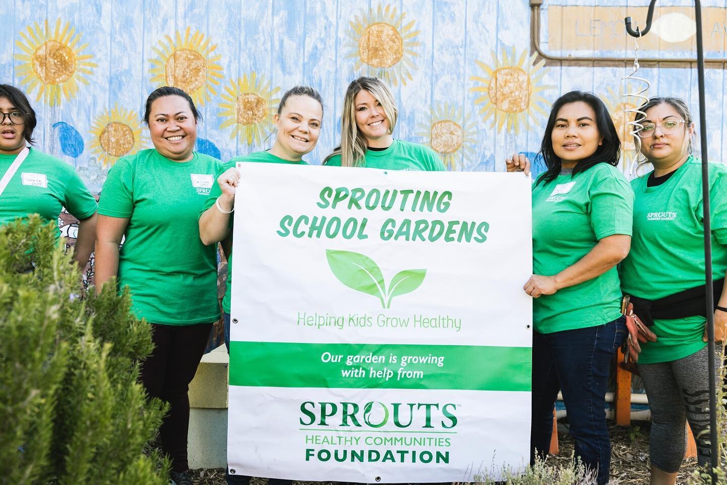 HUGE thank you to Sprouts and their day of service! With their team of volunteers and a few familiar faces, we were able to tear down the rotting marquee, tear out the rotting compost bins and rebuild, build a new home for the watering cans, fix up l