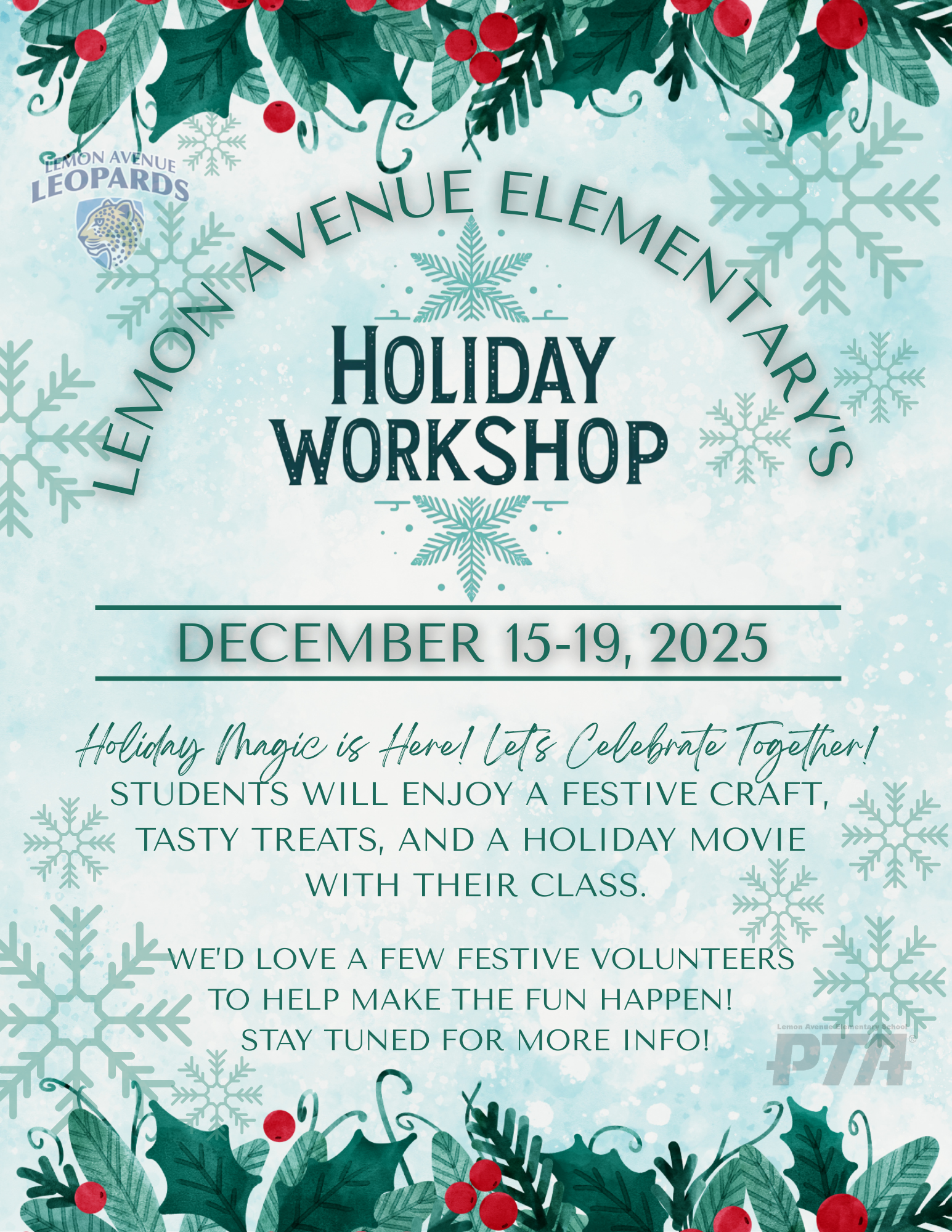 Holiday Workshop
