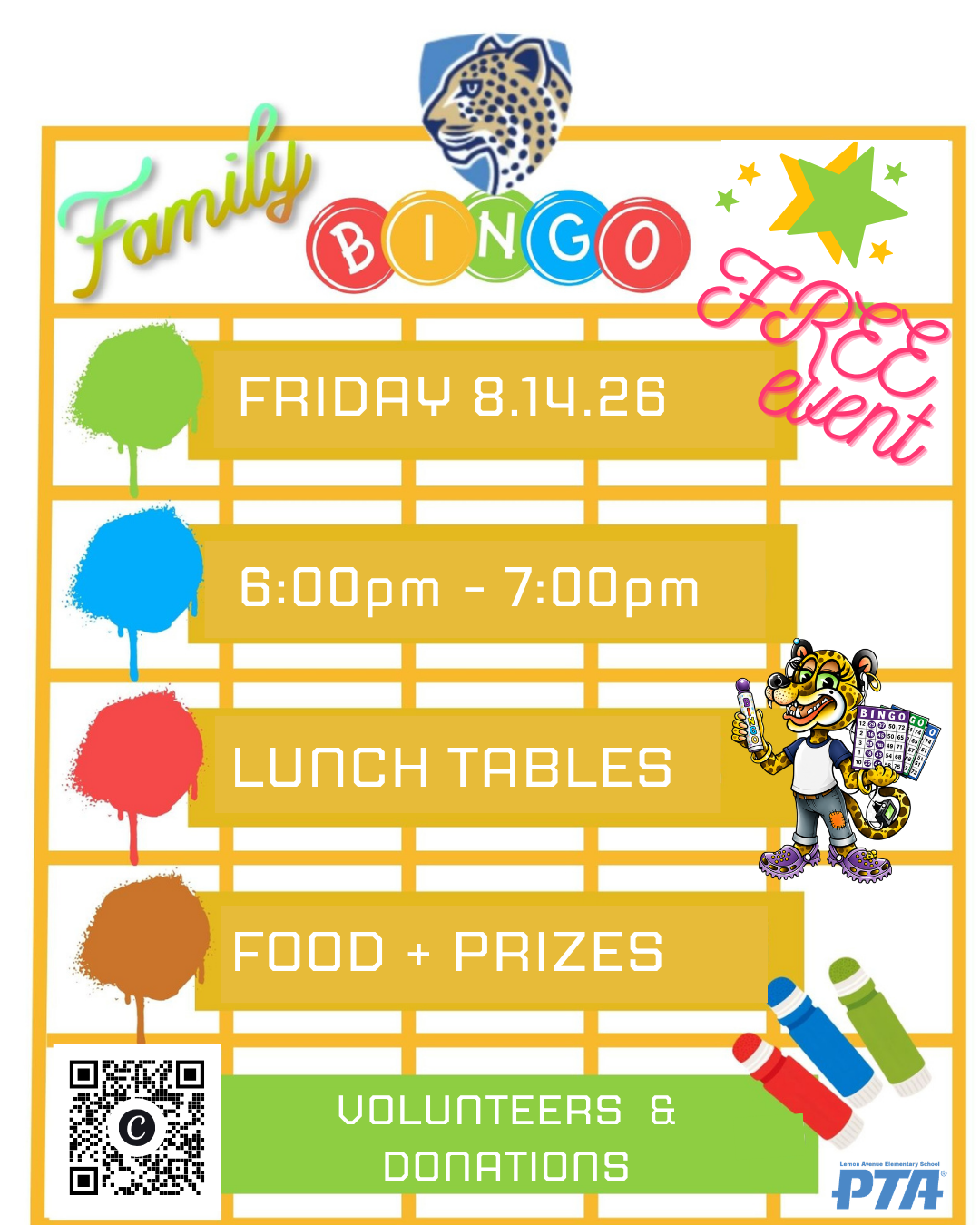 Family Bingo Night