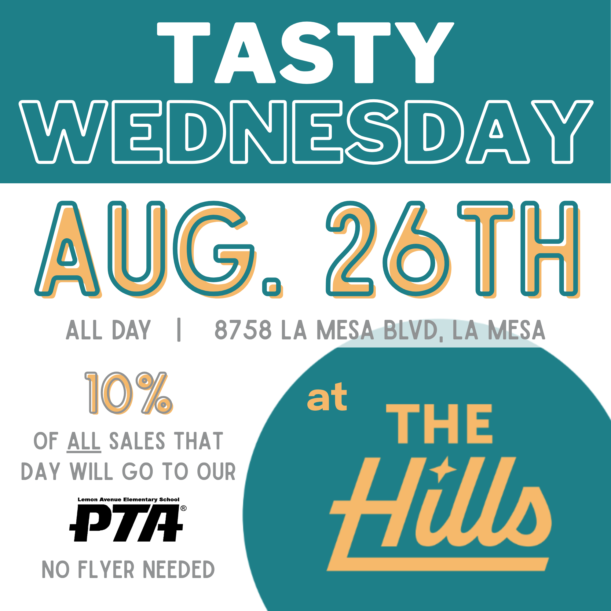 Tasty Wednesday - The Hills