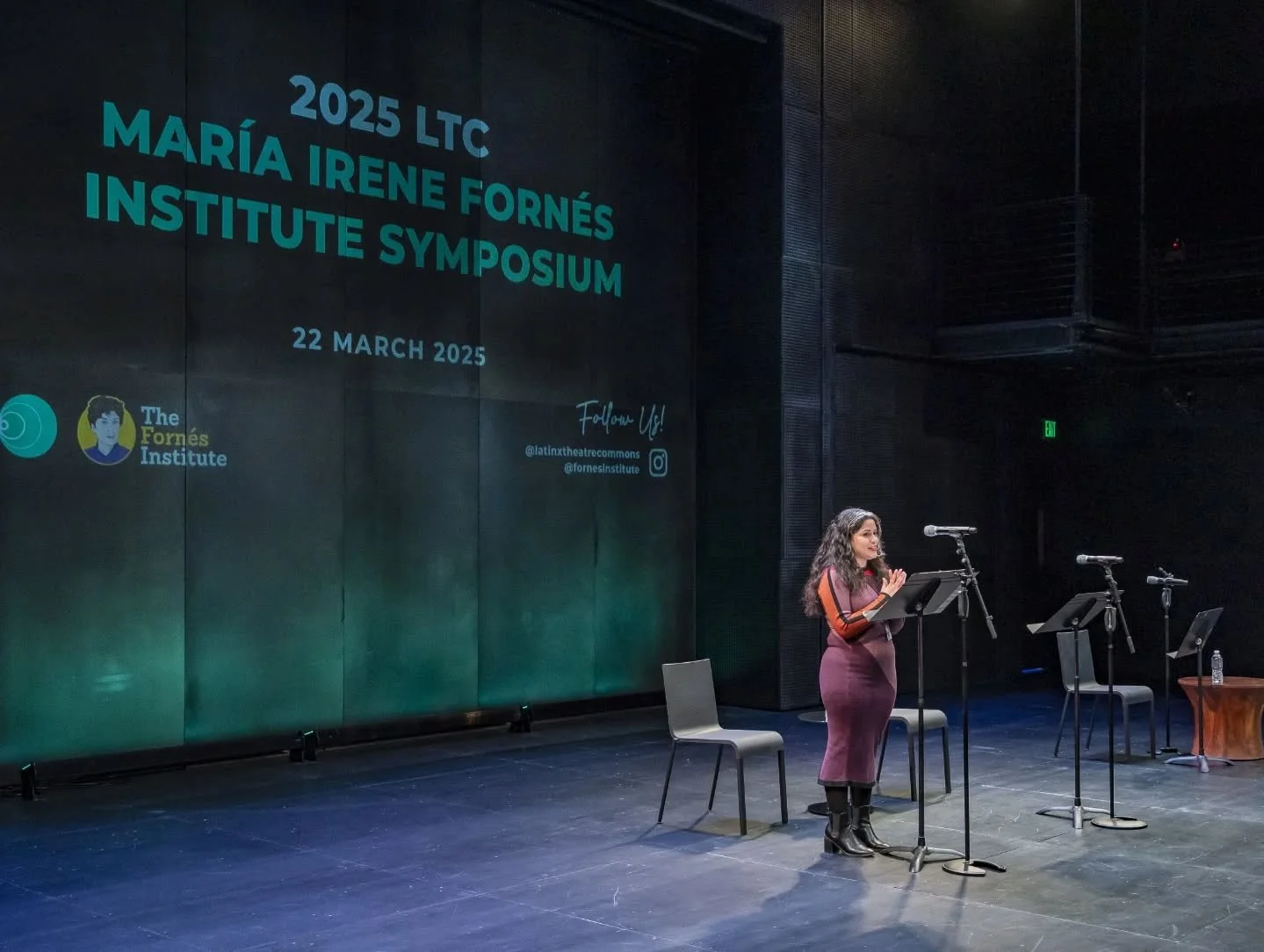 I had the pleasure of attending the 2025 LTC Forn&eacute;s Institute Symposium! I was in community learning alongside others. I left buzzing with excitement to write and about the power of legacy. @latinxtheatrecommons @fornesinstitute

Pictures 1,4,