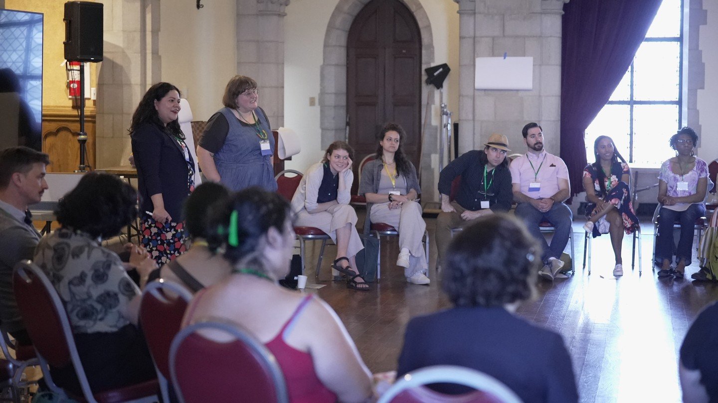 Had a great time co-presenting with Susanna Brock at @nycaier Face 2 Face conference in April for our session "Celebrating Participants and Decentering Power in a Multilingual Space"! Thank you for sharing these photos with us. And thank yo